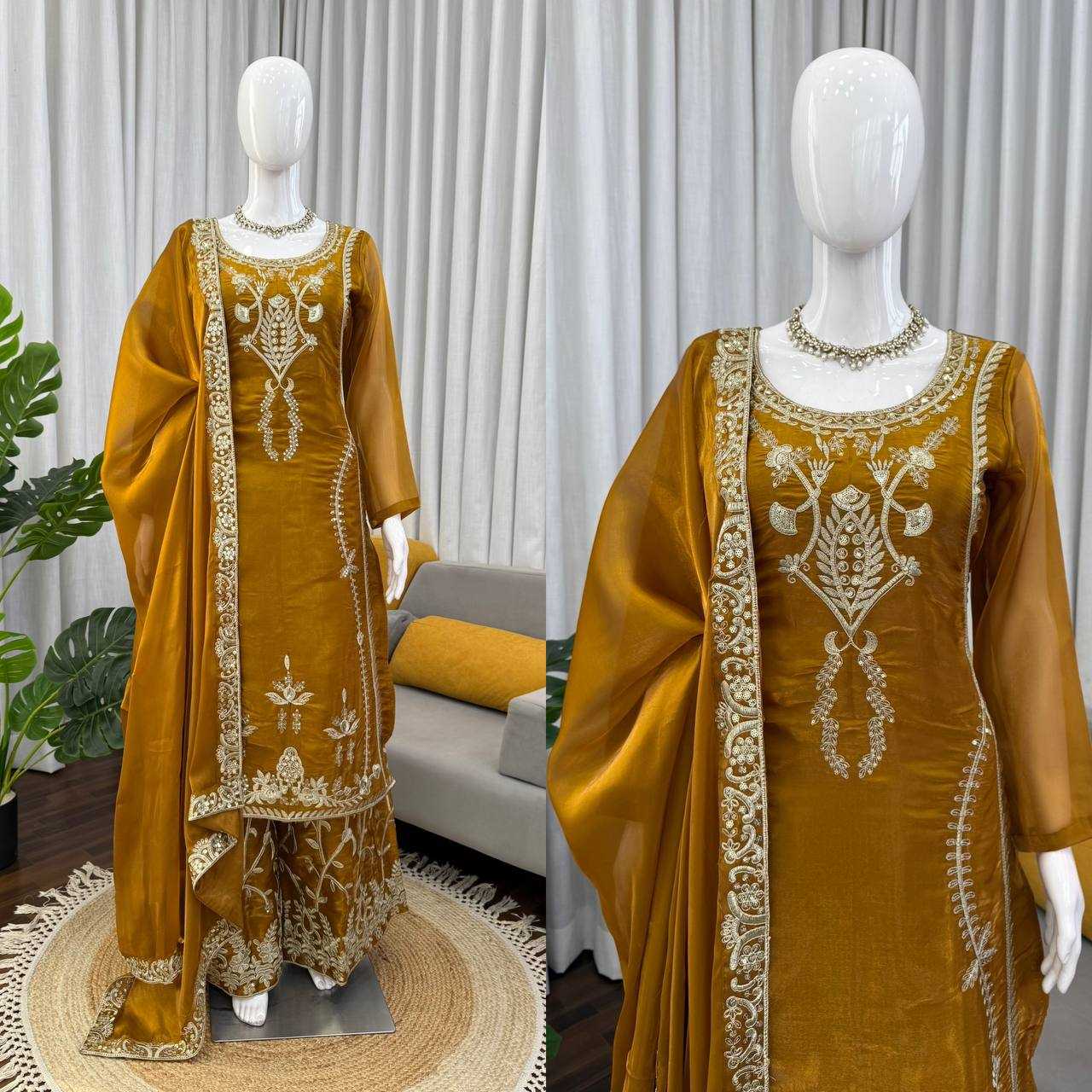 Ynf Silk RIN133 1579 Suits & Dresses Wholesale Palazzo Suit Party wear suits Designer Suits Manufacturer- Kapda Export