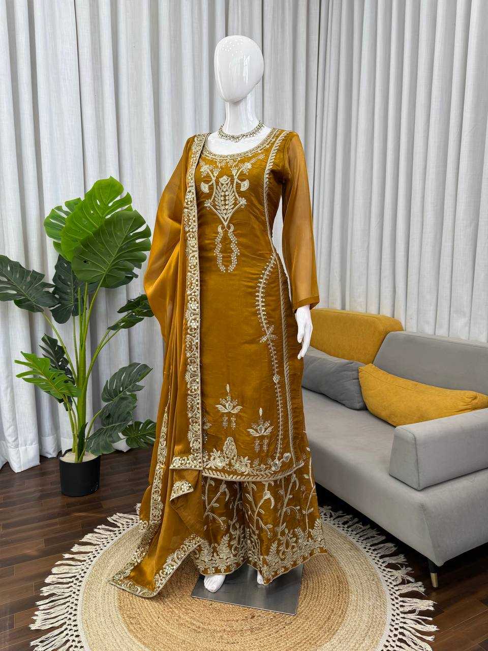 Ynf Silk RIN133 1579 Suits & Dresses Wholesale Palazzo Suit Party wear suits Designer Suits Manufacturer- Kapda Export