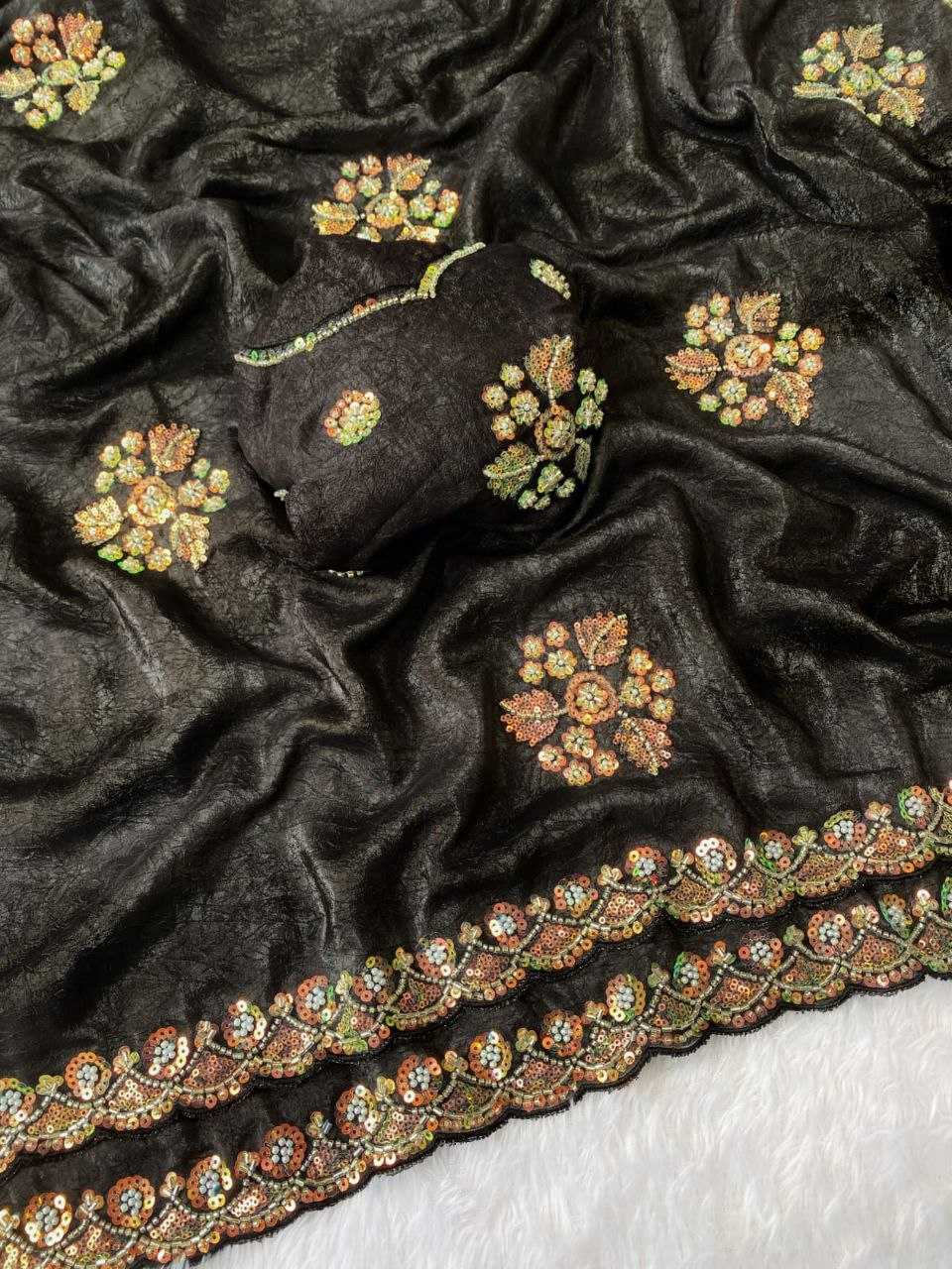 Ynf Silk RIN216 jivani Sarees Wholesale Designer Sarees Floral Sarees Cutwork Saree Manufacturer- Kapda Export