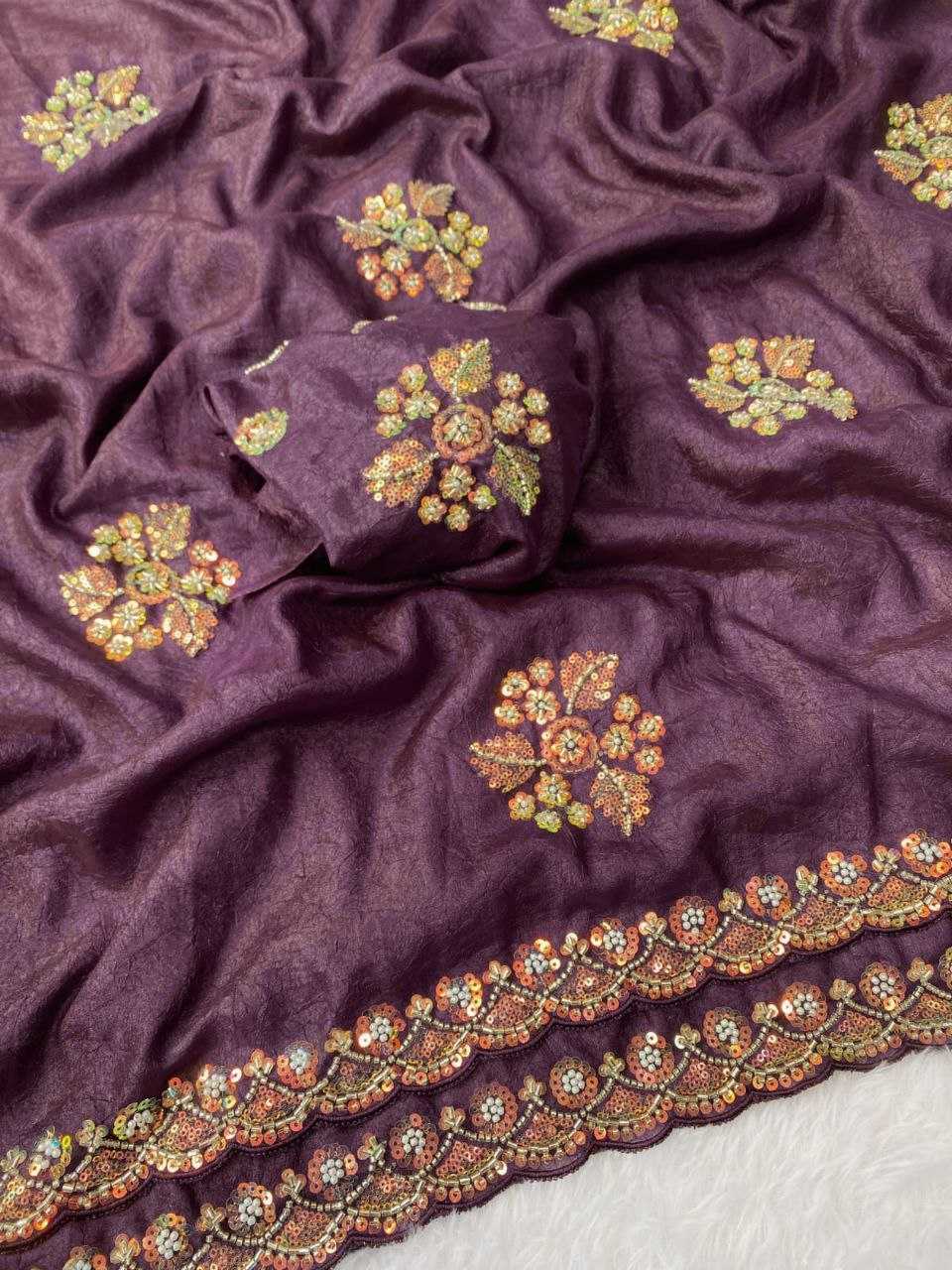Ynf Silk RIN216 jivani Sarees Wholesale Designer Sarees Floral Sarees Cutwork Saree Manufacturer- Kapda Export