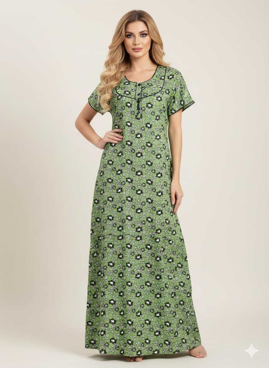 Ynf Soft Cotton KESH585 188 Western Wears Wholesale One Piece Dress Night Wear Manufacturer- Kapda Export