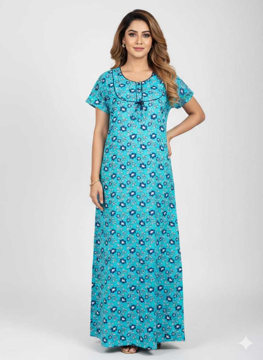 Ynf Soft Cotton KESH585 188 Western Wears Wholesale One Piece Dress Night Wear Manufacturer- Kapda Export