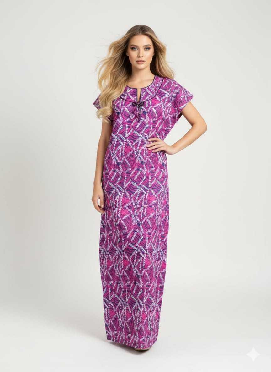 Ynf Soft Cotton KESH585 188 Western Wears Wholesale One Piece Dress Night Wear Manufacturer- Kapda Export