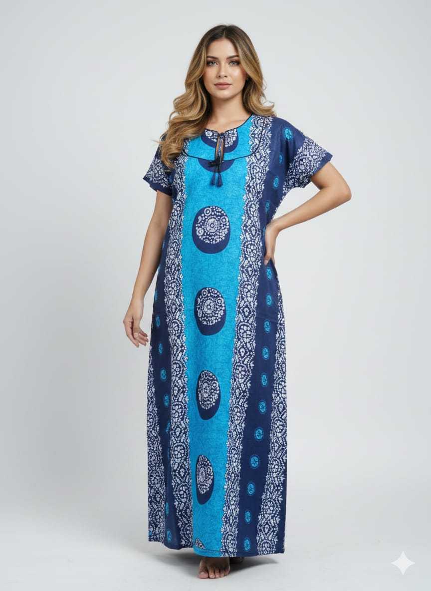 Ynf Soft Cotton KESH585 188 Western Wears Wholesale One Piece Dress Night Wear Manufacturer- Kapda Export