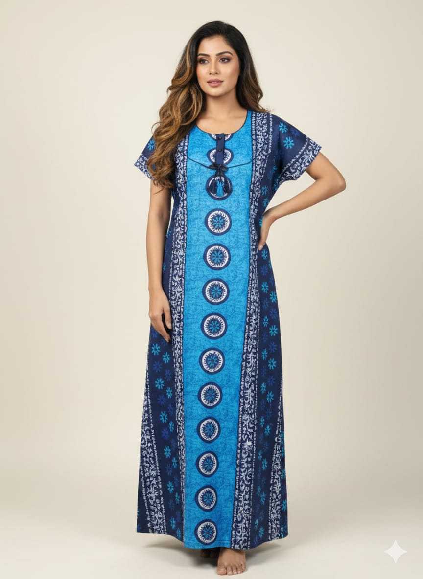Ynf Soft Cotton KESH585 188 Western Wears Wholesale One Piece Dress Night Wear Manufacturer- Kapda Export