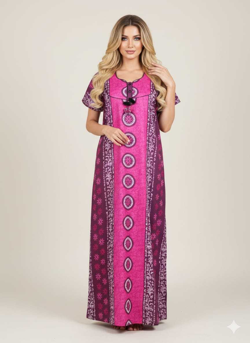 Ynf Soft Cotton KESH585 188 Western Wears Wholesale One Piece Dress Night Wear Manufacturer- Kapda Export