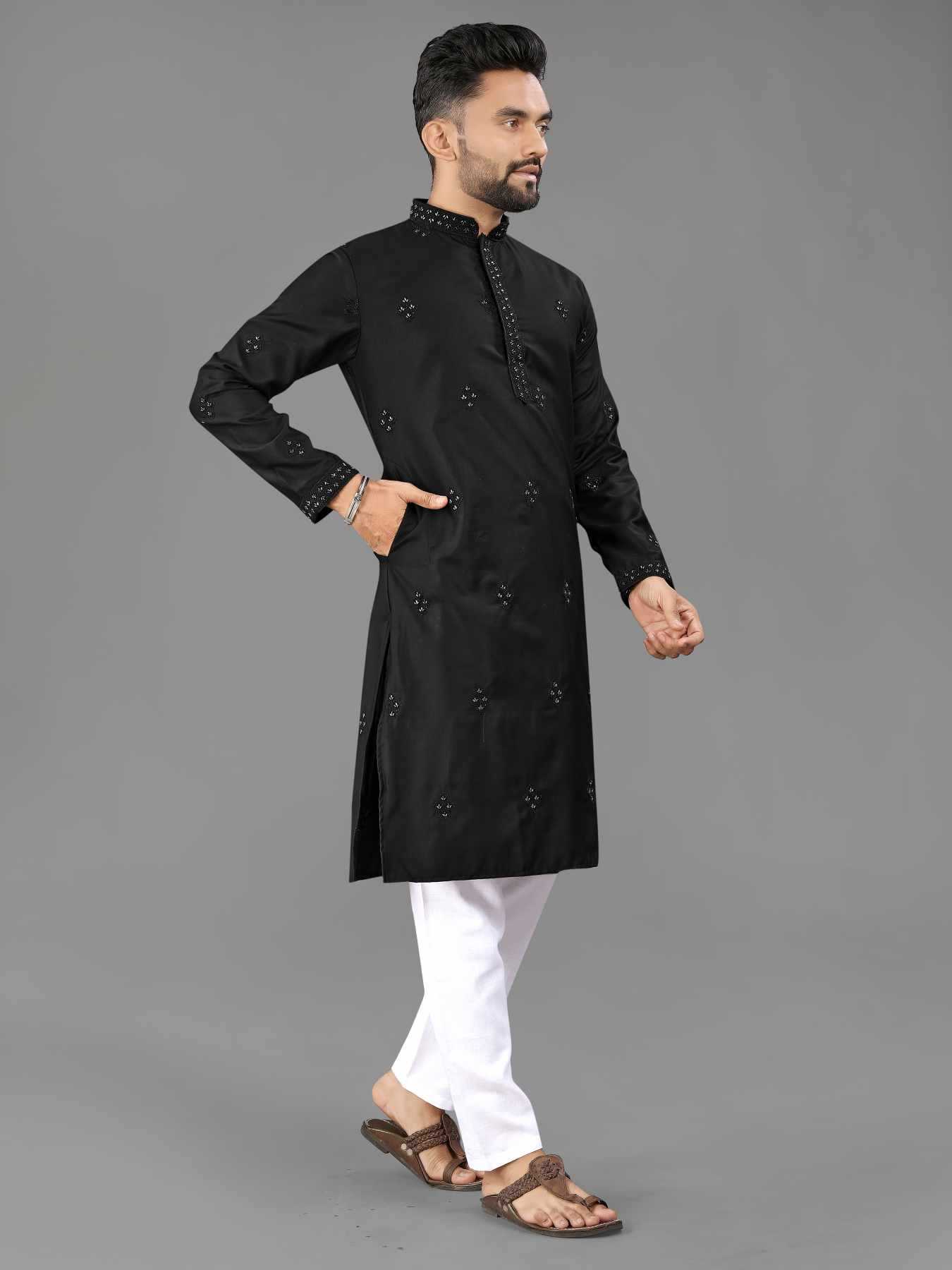 Ynf Soft Cotton KESH747 KASTURI Mens Wear Wholesale Mens Kurtas Men Cotton Kurta Designer Ethnic Set Manufacturer- Kapda Export