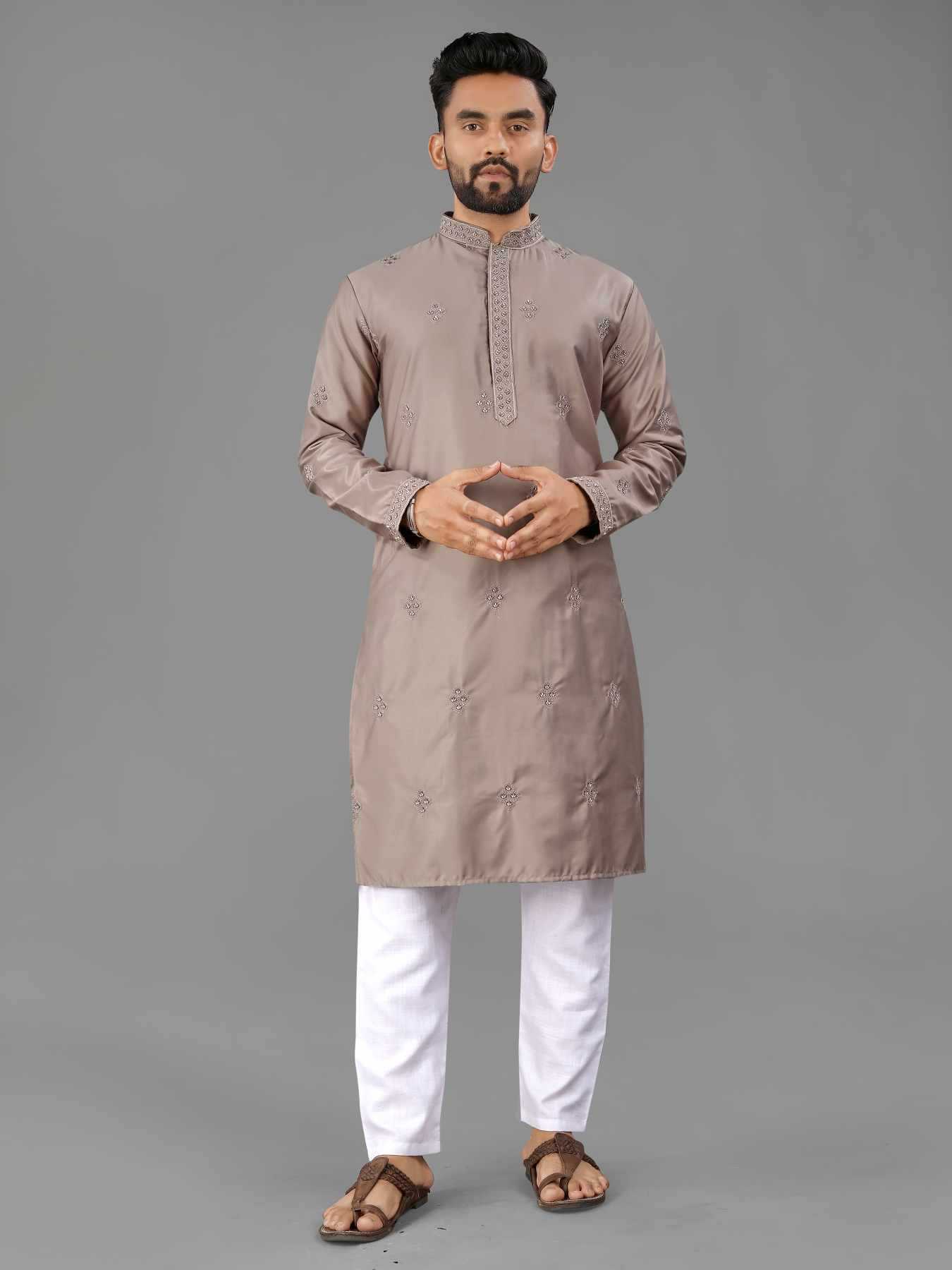 Ynf Soft Cotton KESH747 KASTURI Mens Wear Wholesale Mens Kurtas Men Cotton Kurta Designer Ethnic Set Manufacturer- Kapda Export