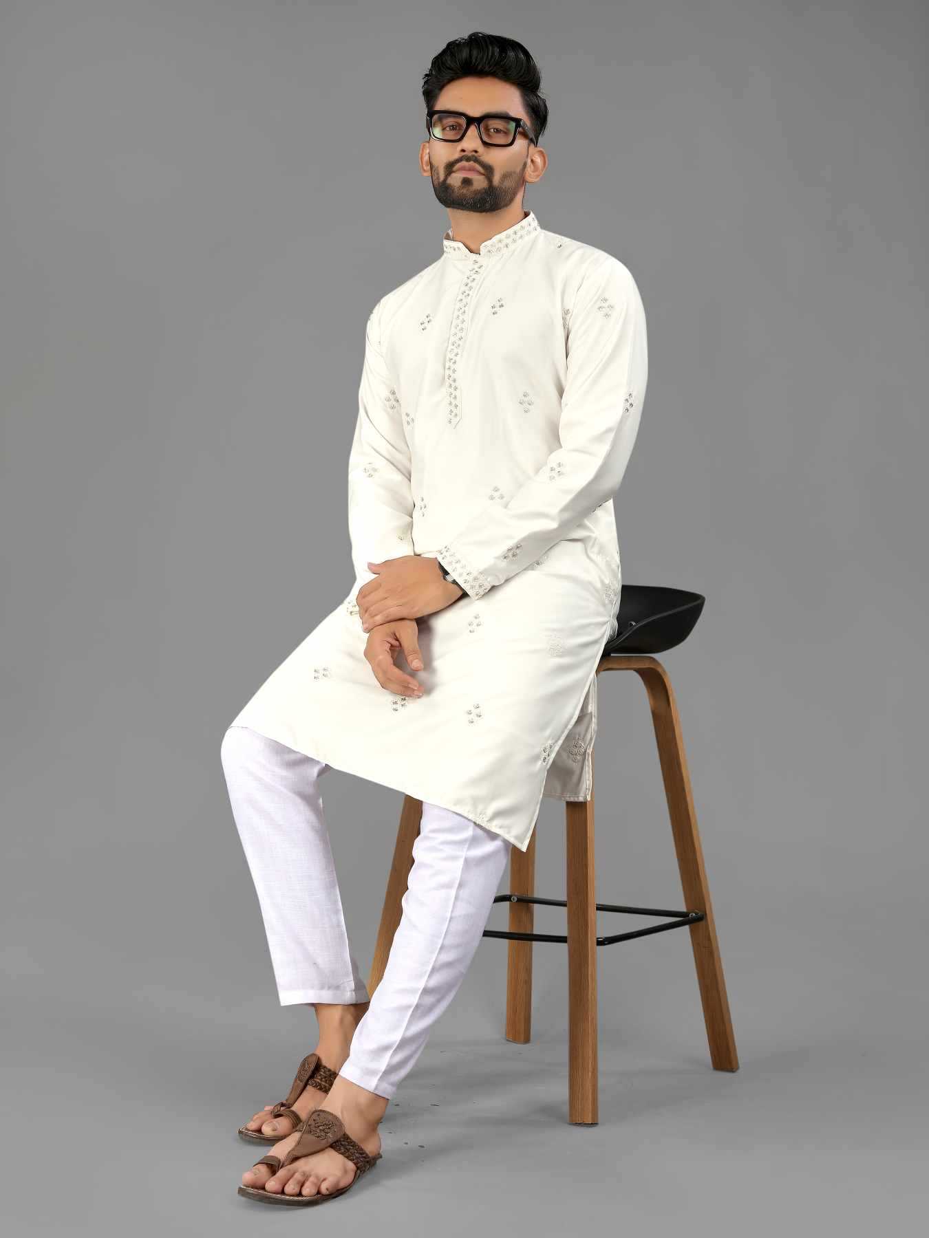 Ynf Soft Cotton KESH747 KASTURI Mens Wear Wholesale Mens Kurtas Men Cotton Kurta Designer Ethnic Set Manufacturer- Kapda Export