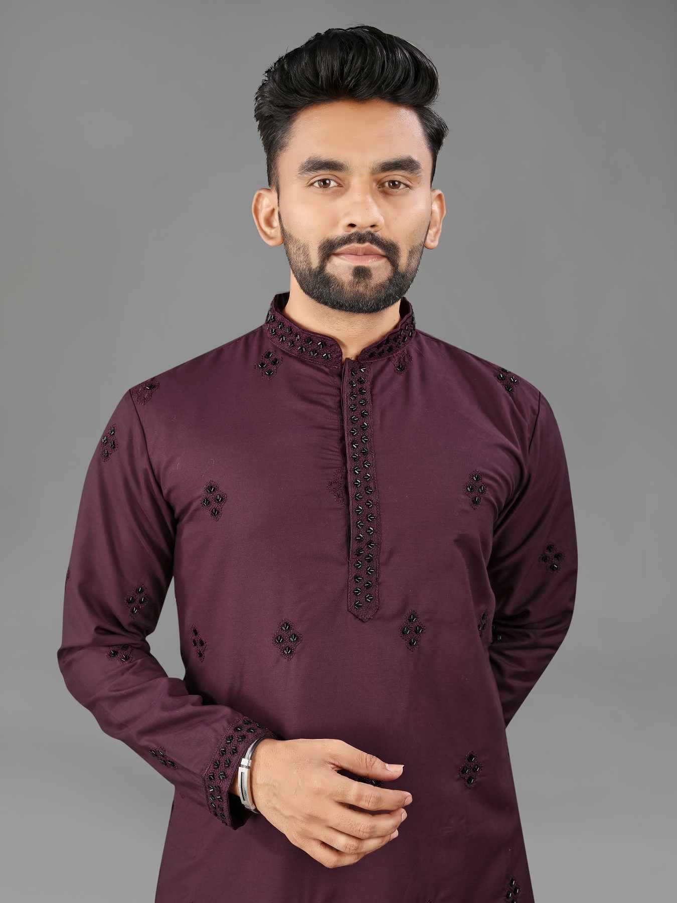 Ynf Soft Cotton KESH747 KASTURI Mens Wear Wholesale Mens Kurtas Men Cotton Kurta Designer Ethnic Set Manufacturer- Kapda Export