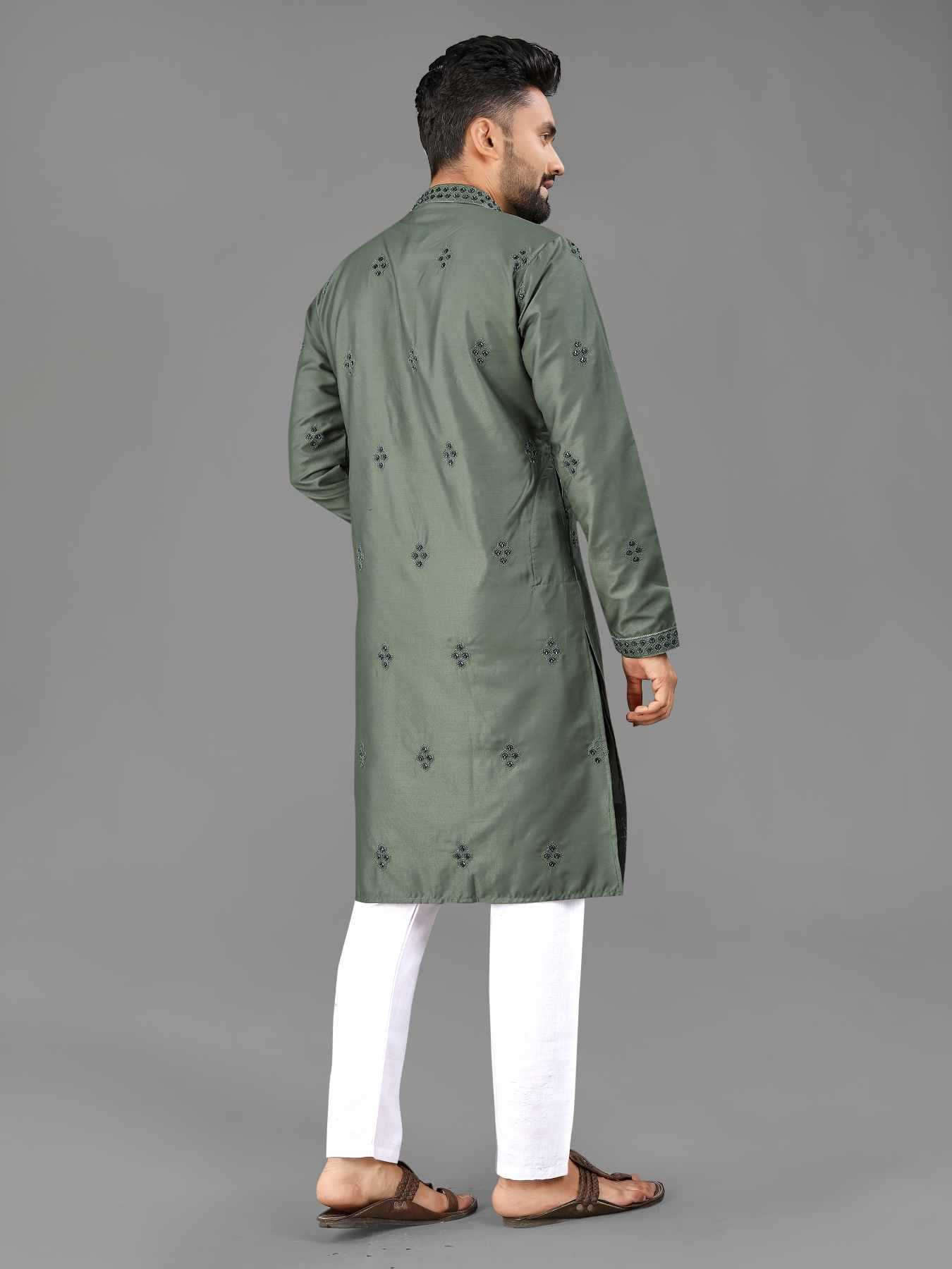 Ynf Soft Cotton KESH747 KASTURI Mens Wear Wholesale Mens Kurtas Men Cotton Kurta Designer Ethnic Set Manufacturer- Kapda Export