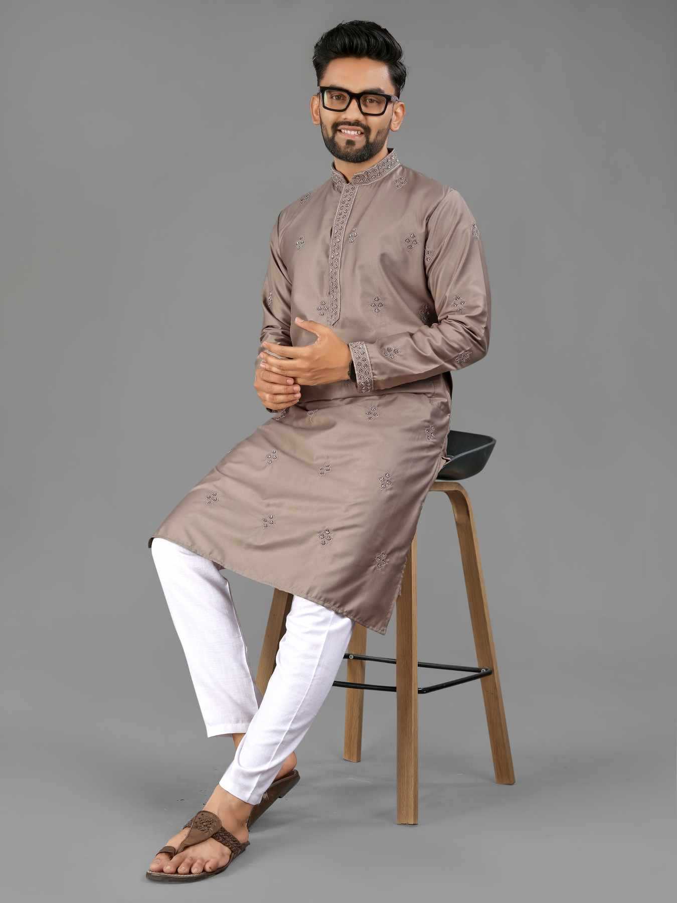 Ynf Soft Cotton KESH747 KASTURI Mens Wear Wholesale Mens Kurtas Men Cotton Kurta Designer Ethnic Set Manufacturer- Kapda Export