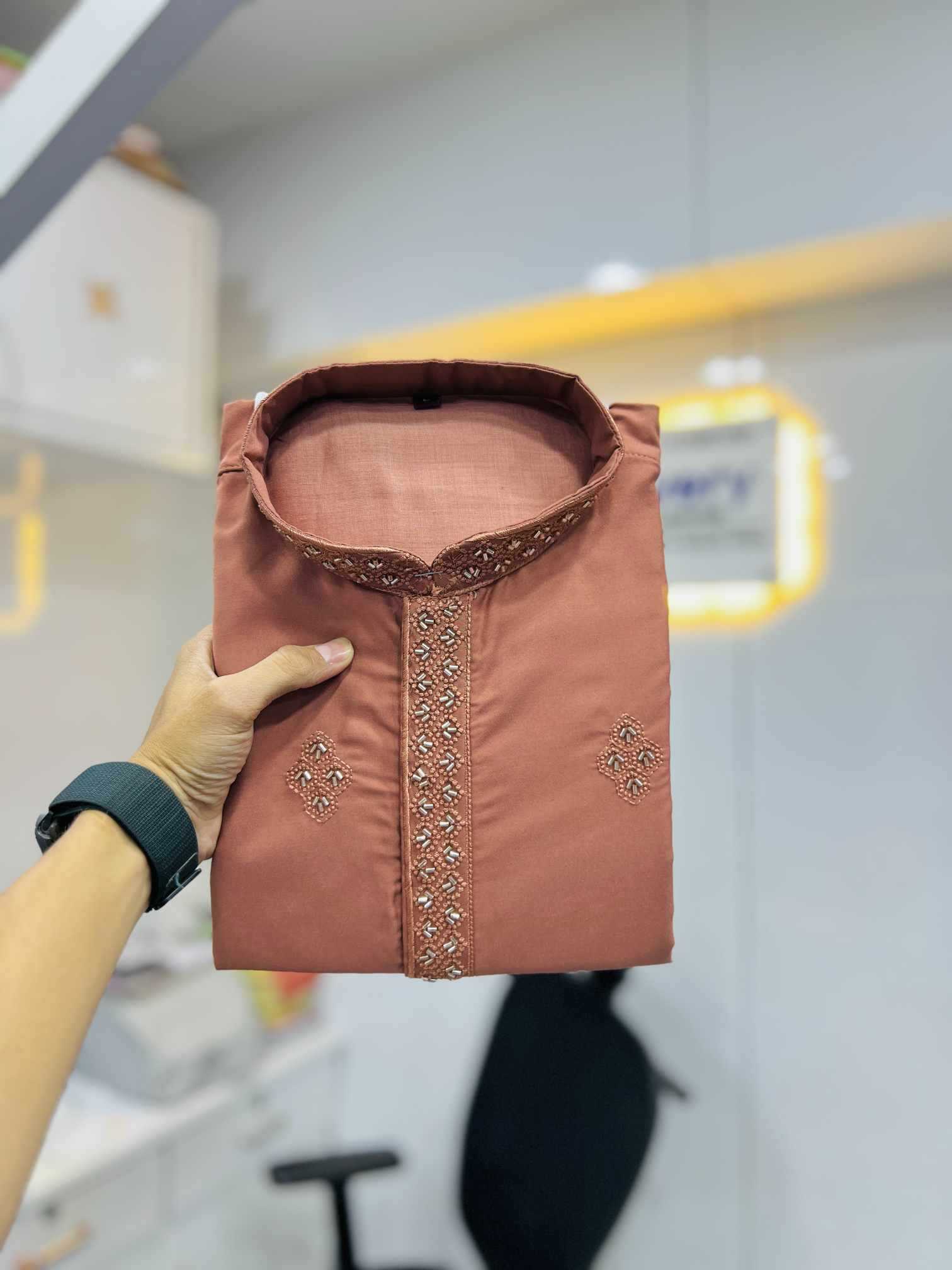 Ynf Soft Cotton KESH747 KASTURI Mens Wear Wholesale Mens Kurtas Men Cotton Kurta Designer Ethnic Set Manufacturer- Kapda Export