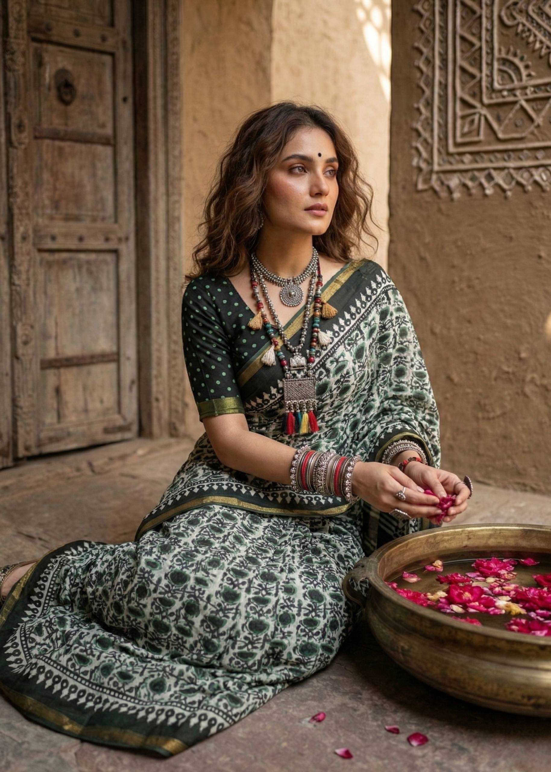 Ynf Soft Cotton RIN229 Cotton Sarees Wholesale Designer Sarees Printed Sarees Zari Border Sarees Manufacturer- Kapda Export