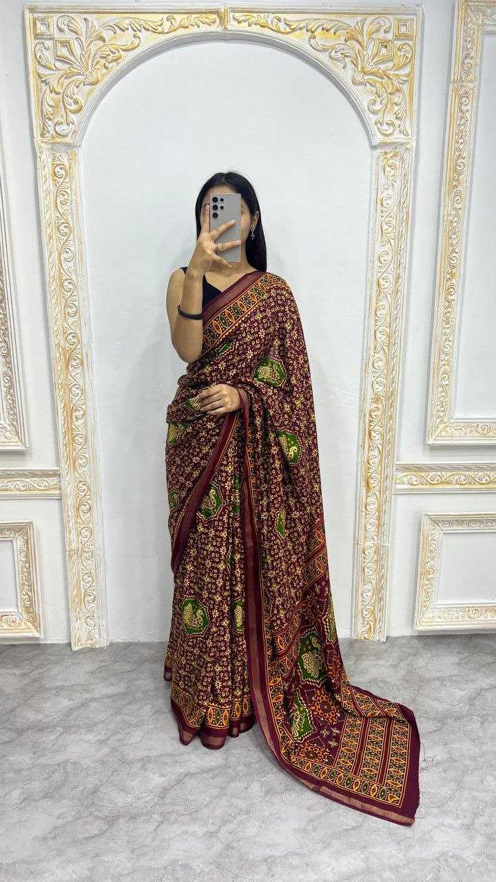 Ynf Soft Cotton Silk RIN207 2314 Sarees Wholesale Pre Draped Saree Embroidered Sarees Festive Sarees Manufacturer- Kapda Export