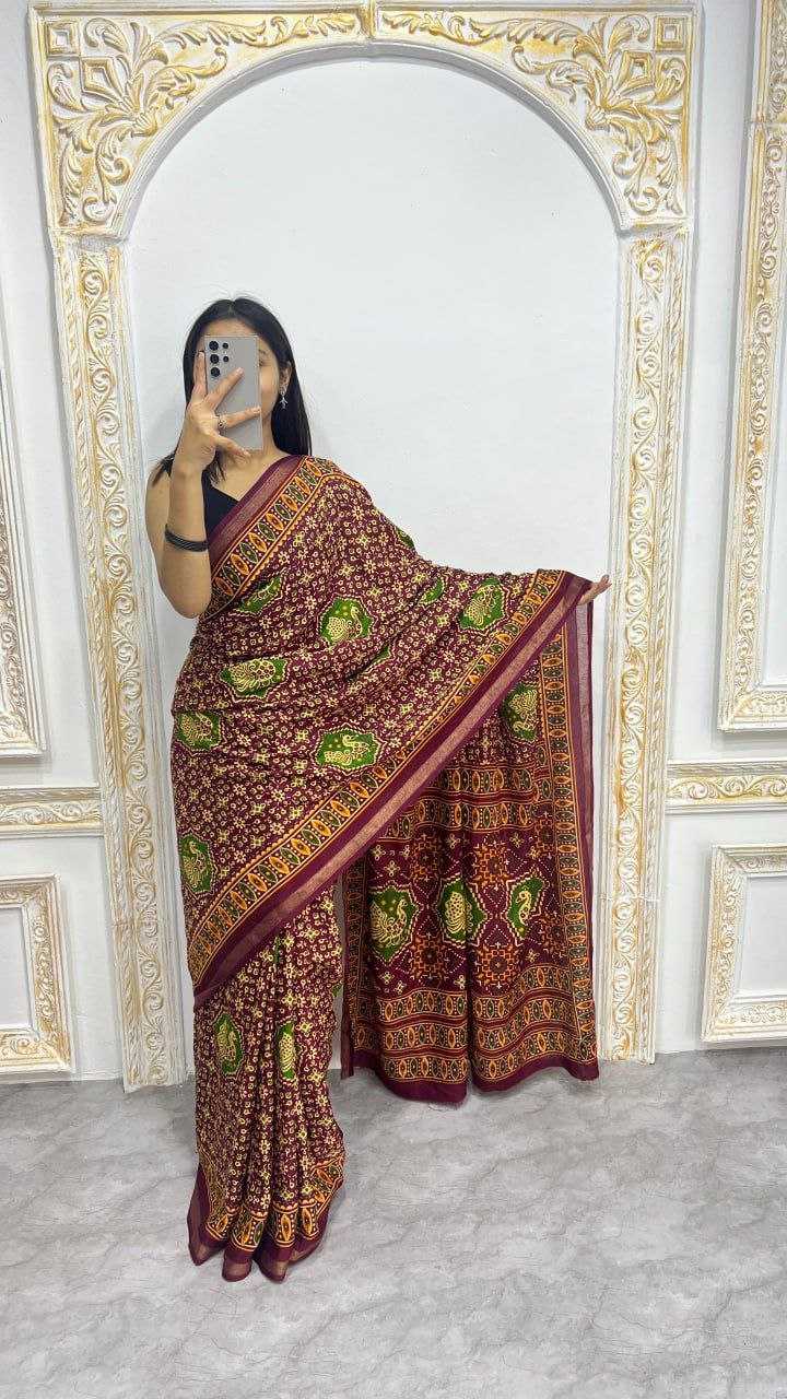 Ynf Soft Cotton Silk RIN207 2314 Sarees Wholesale Pre Draped Saree Embroidered Sarees Festive Sarees Manufacturer- Kapda Export