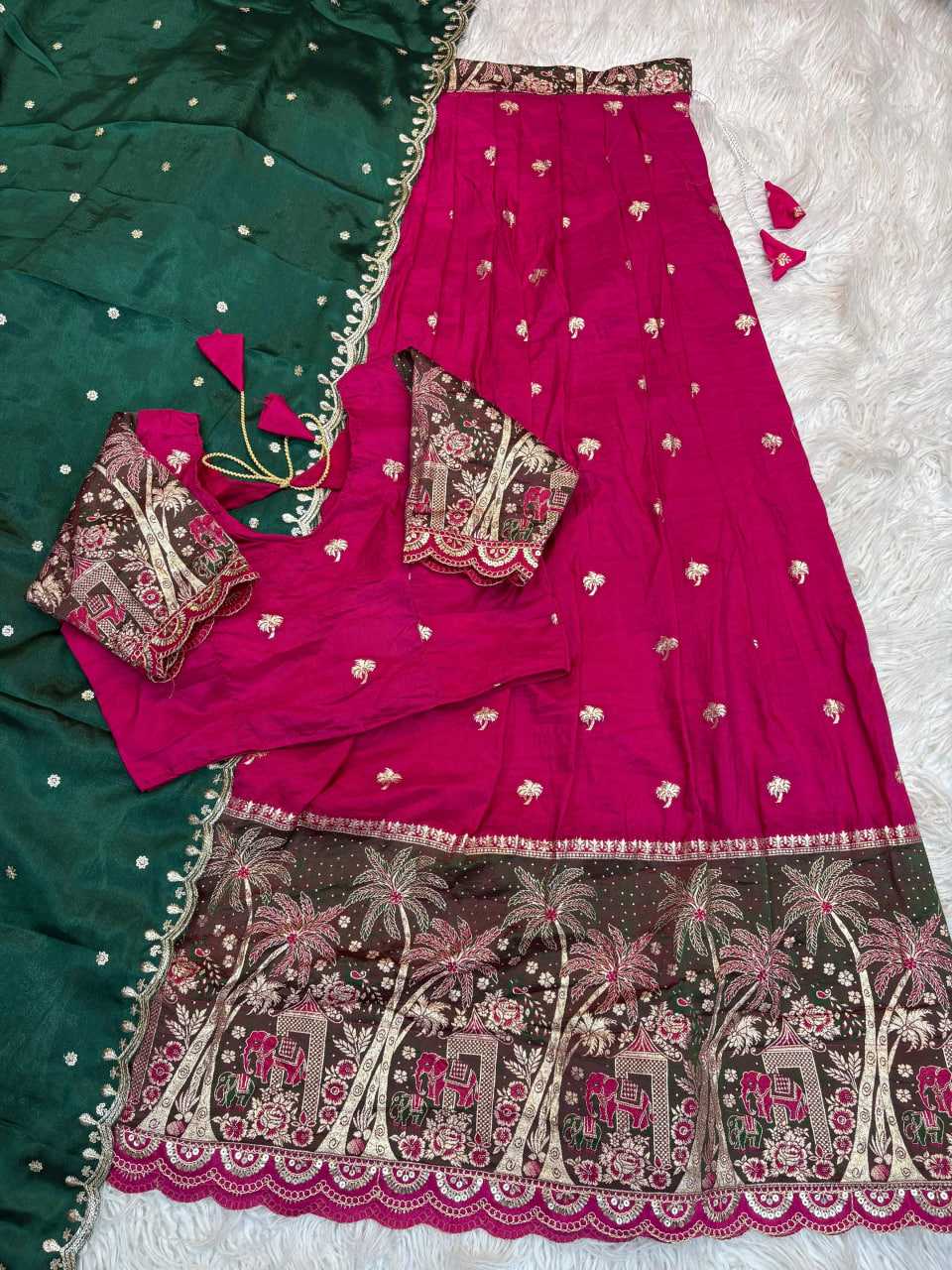 Ynf Soft Dola KESH713 118 Sarees Festive Collections Wholesale Lehenga Sarees Half Sarees Sarees With Blouse Manufacturer- Kapda Export