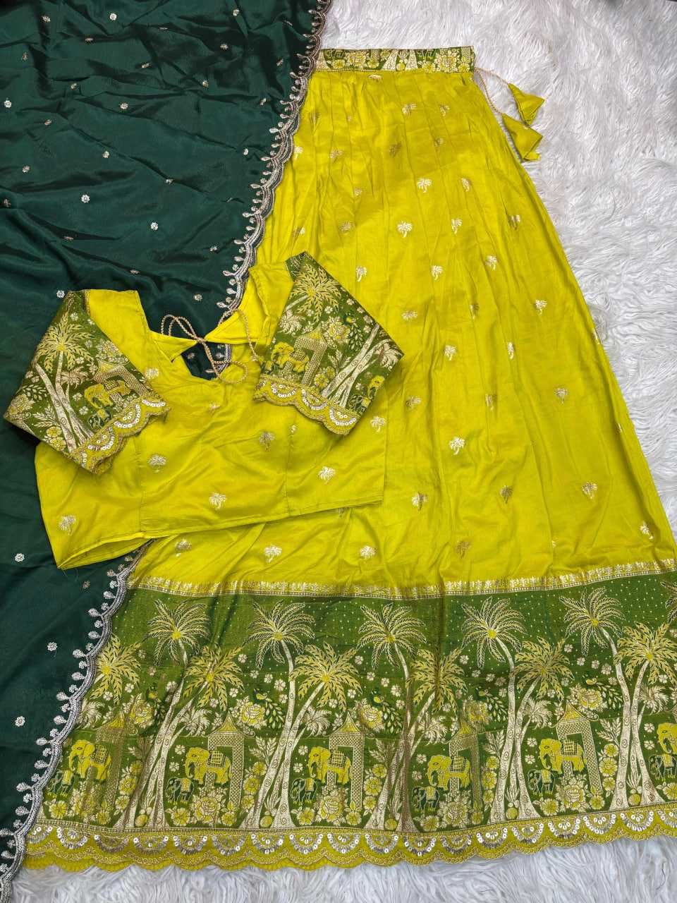 Ynf Soft Dola KESH713 118 Sarees Festive Collections Wholesale Lehenga Sarees Half Sarees Sarees With Blouse Manufacturer- Kapda Export