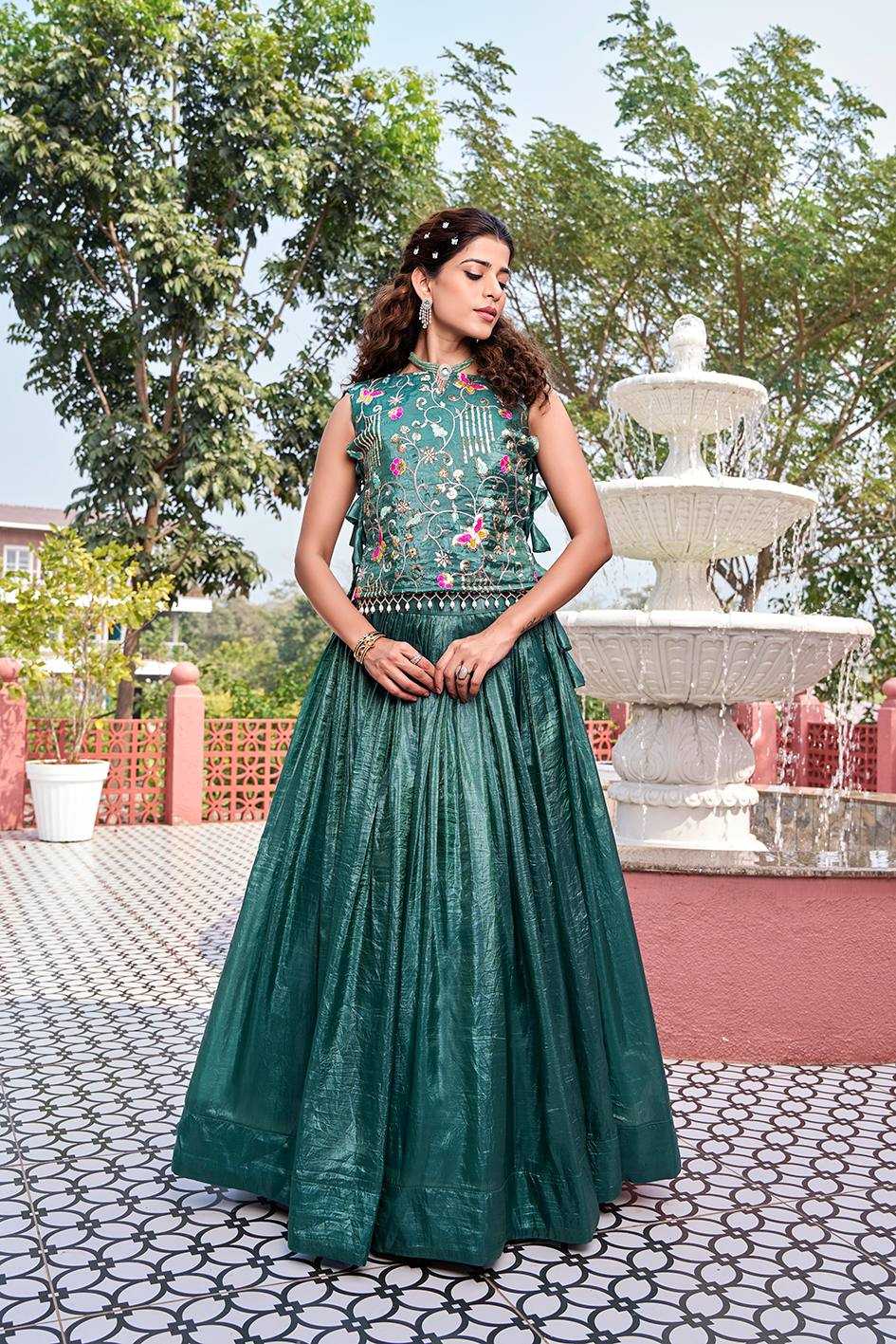 Ynf Soft Gold Crush Lehengas Wholesale Wedding Lehenga Embroidered Lehenga Designer Lehenga Choli Manufacturer- Kapda Export