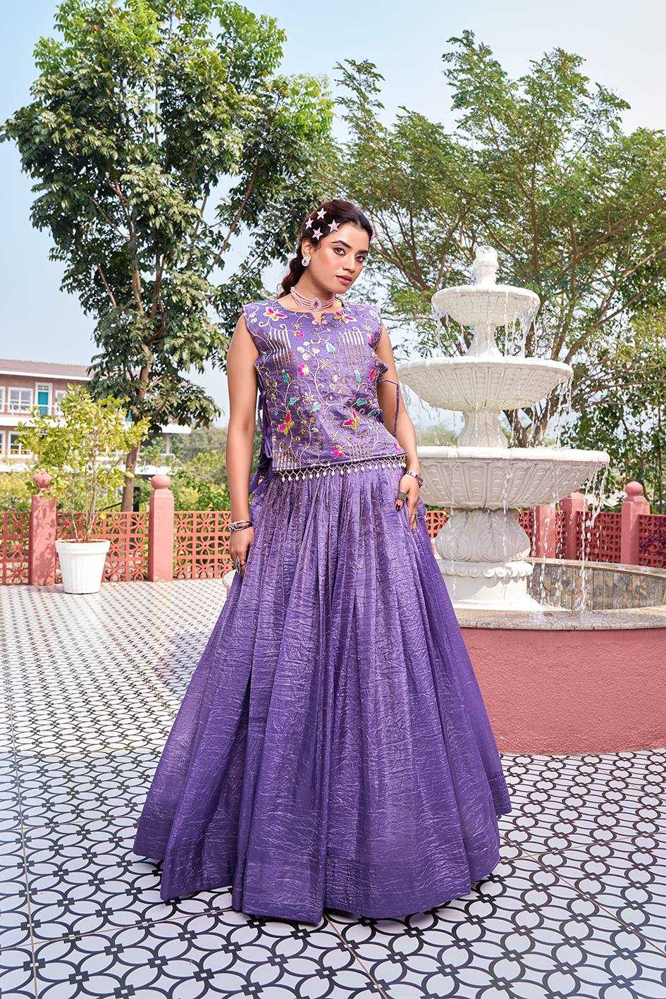 Ynf Soft Gold Crush Lehengas Wholesale Wedding Lehenga Embroidered Lehenga Designer Lehenga Choli Manufacturer- Kapda Export