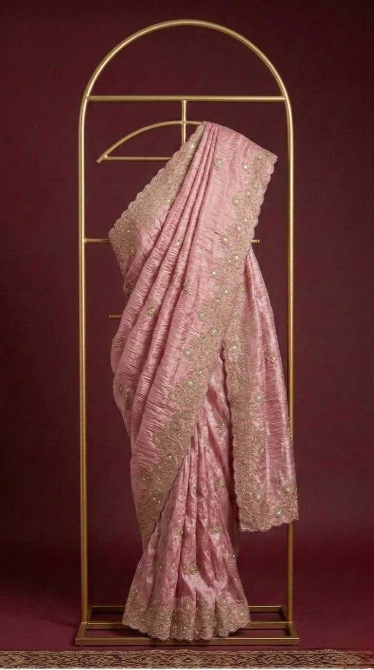Ynf Soft Gold Crush RIN102 Abeerah Sarees Wholesale Designer Sarees Butta Sarees Traditional Sarees Manufacturer- Kapda Export