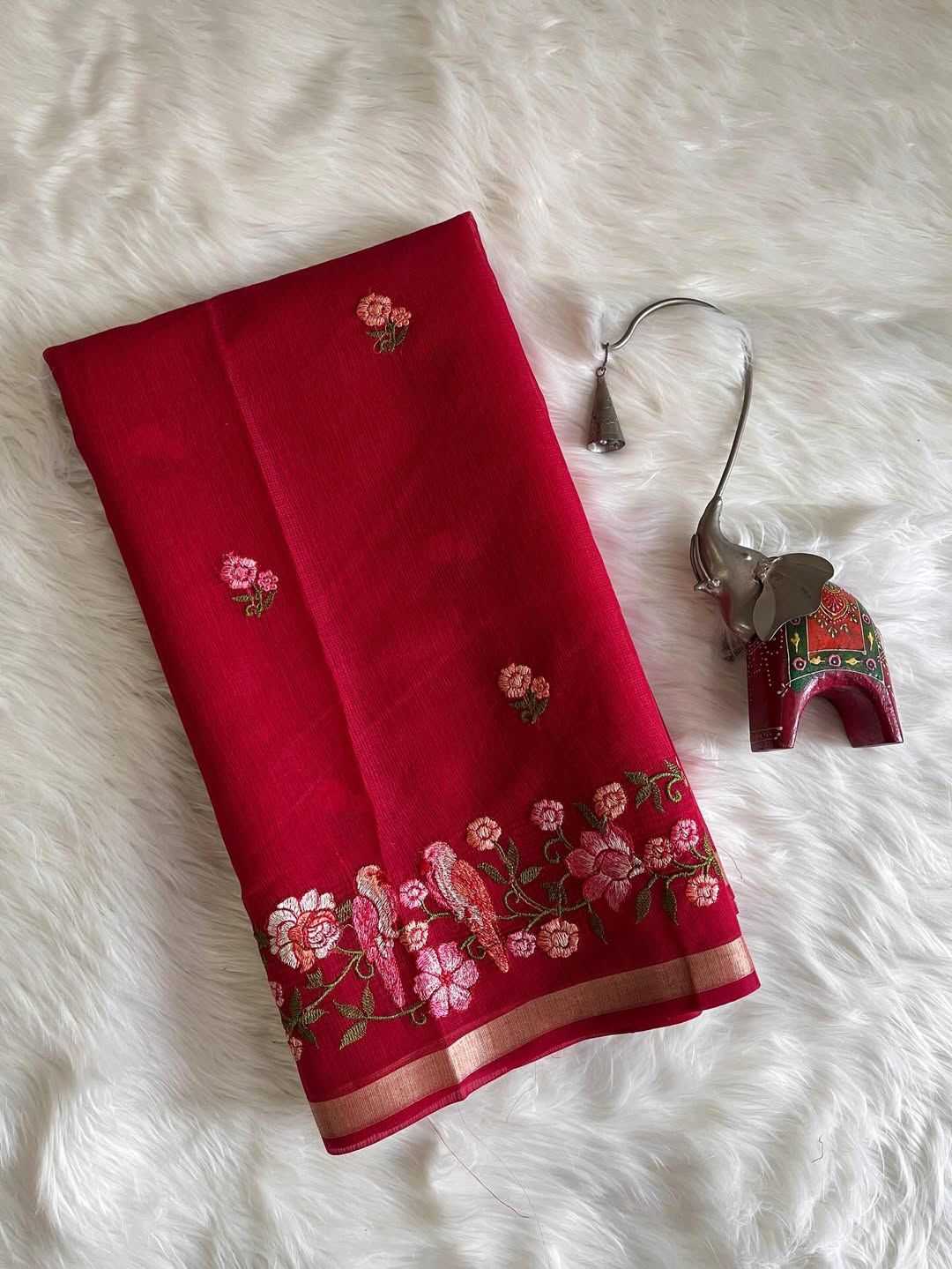 Ynf Soft Kota KESH549 Aabida Sarees Wholesale Designer Sarees Embroidered Sarees Kota Doria Sarees Manufacturer- Kapda Export