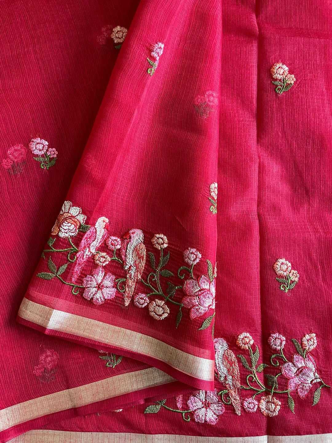 Ynf Soft Kota KESH549 Aabida Sarees Wholesale Designer Sarees Embroidered Sarees Kota Doria Sarees Manufacturer- Kapda Export