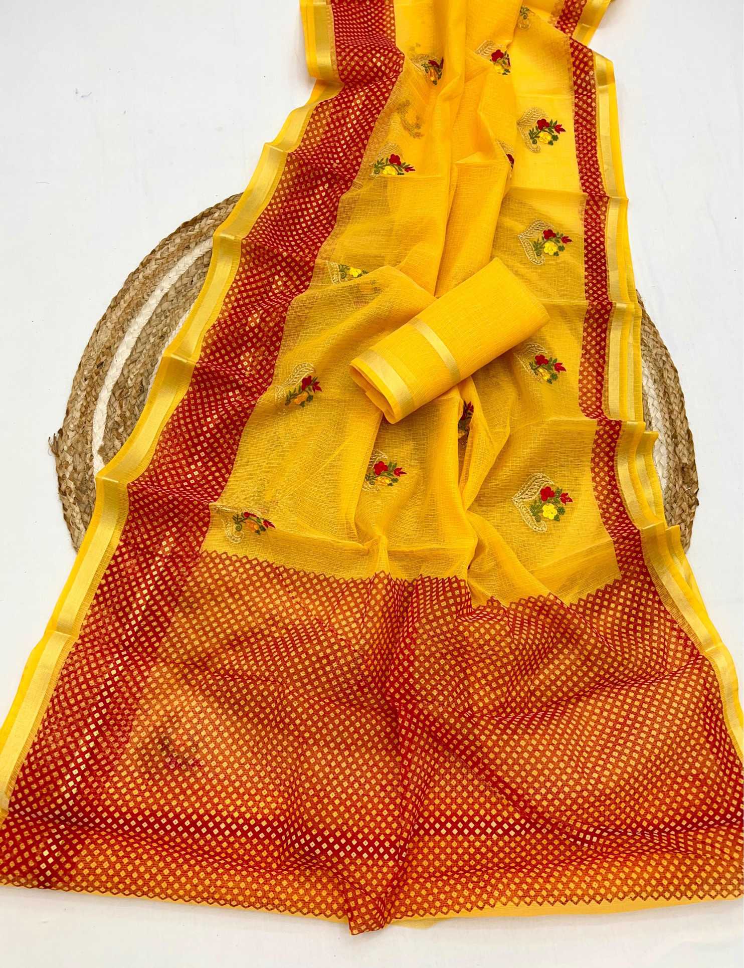Ynf Soft Kota KESH592 Prakriti Sarees Wedding Collections Wholesale Zari Border Sarees Yellow Sarees Haldi Outfits Manufacturer- Kapda Export