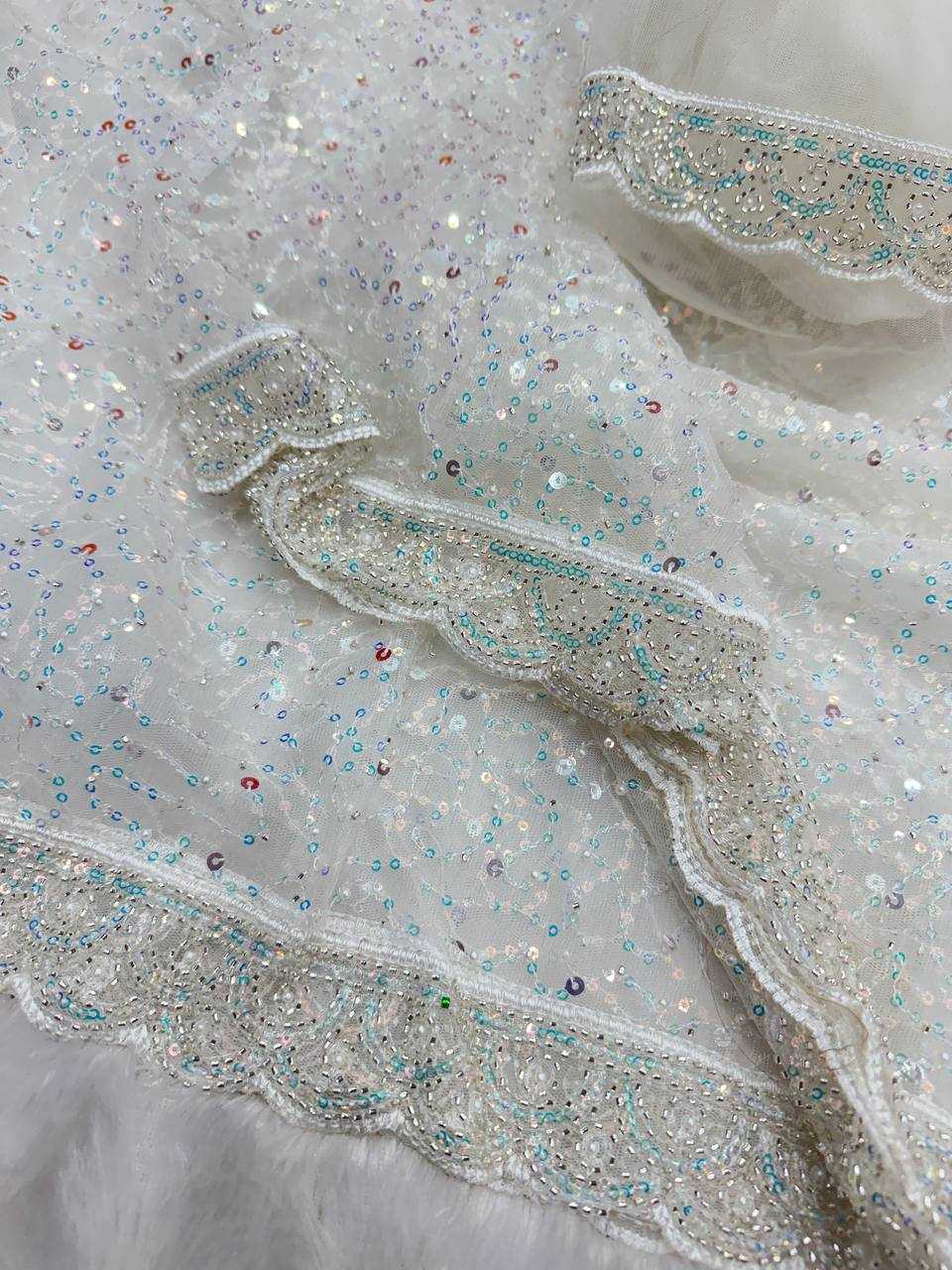 Ynf Soft Net KESH151 5565 Sarees Wholesale Designer Sarees Sequin Sarees Embroidered Sarees Manufacturer- Kapda Export