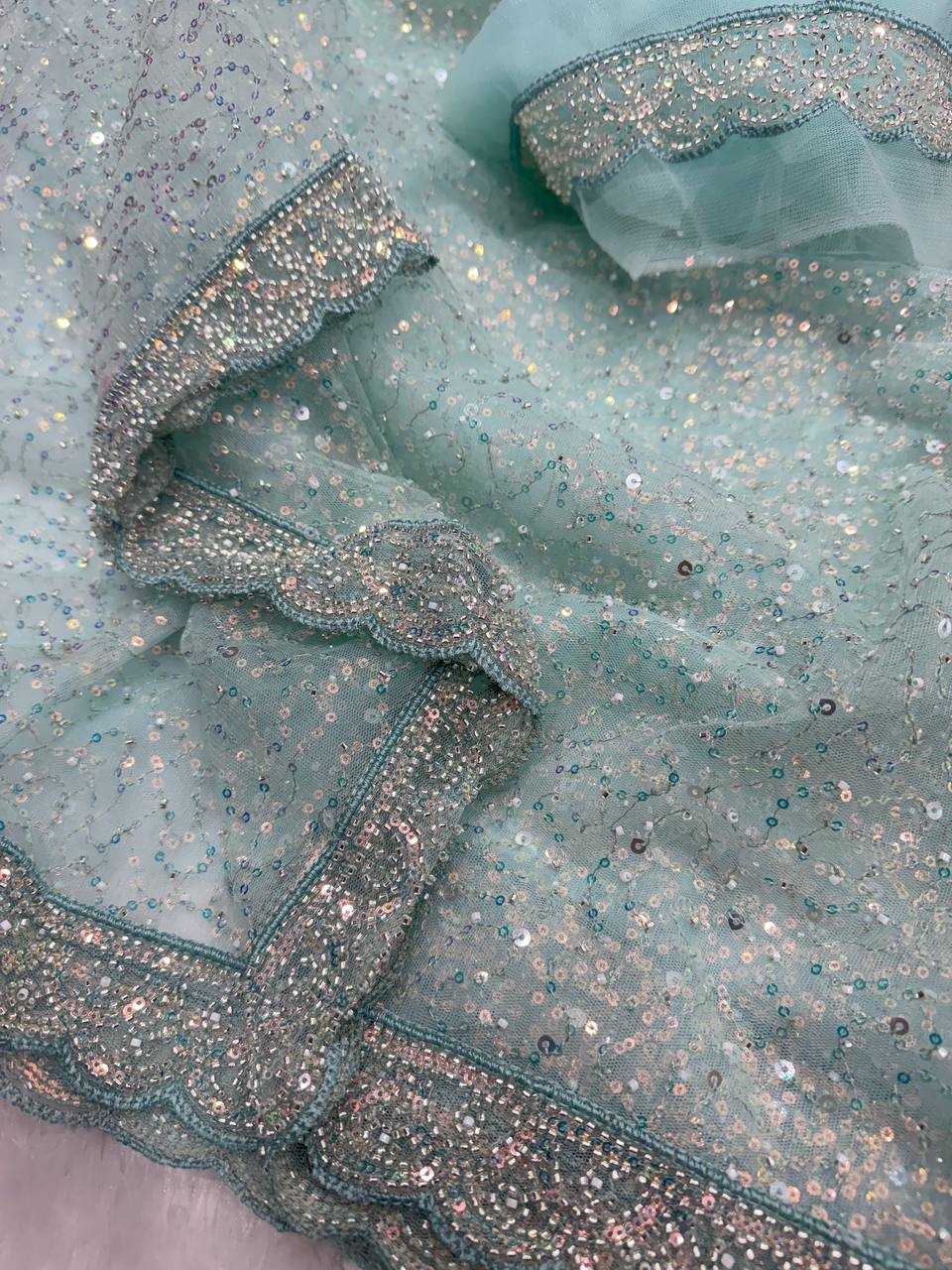 Ynf Soft Net KESH151 5565 Sarees Wholesale Designer Sarees Sequin Sarees Embroidered Sarees Manufacturer- Kapda Export