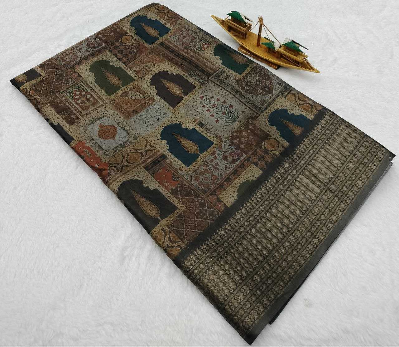 Ynf Soft Silk KESH525 PICHWAI Sarees Wholesale Designer Sarees Kalamkari Sarees Traditional Sarees Manufacturer- Kapda Export