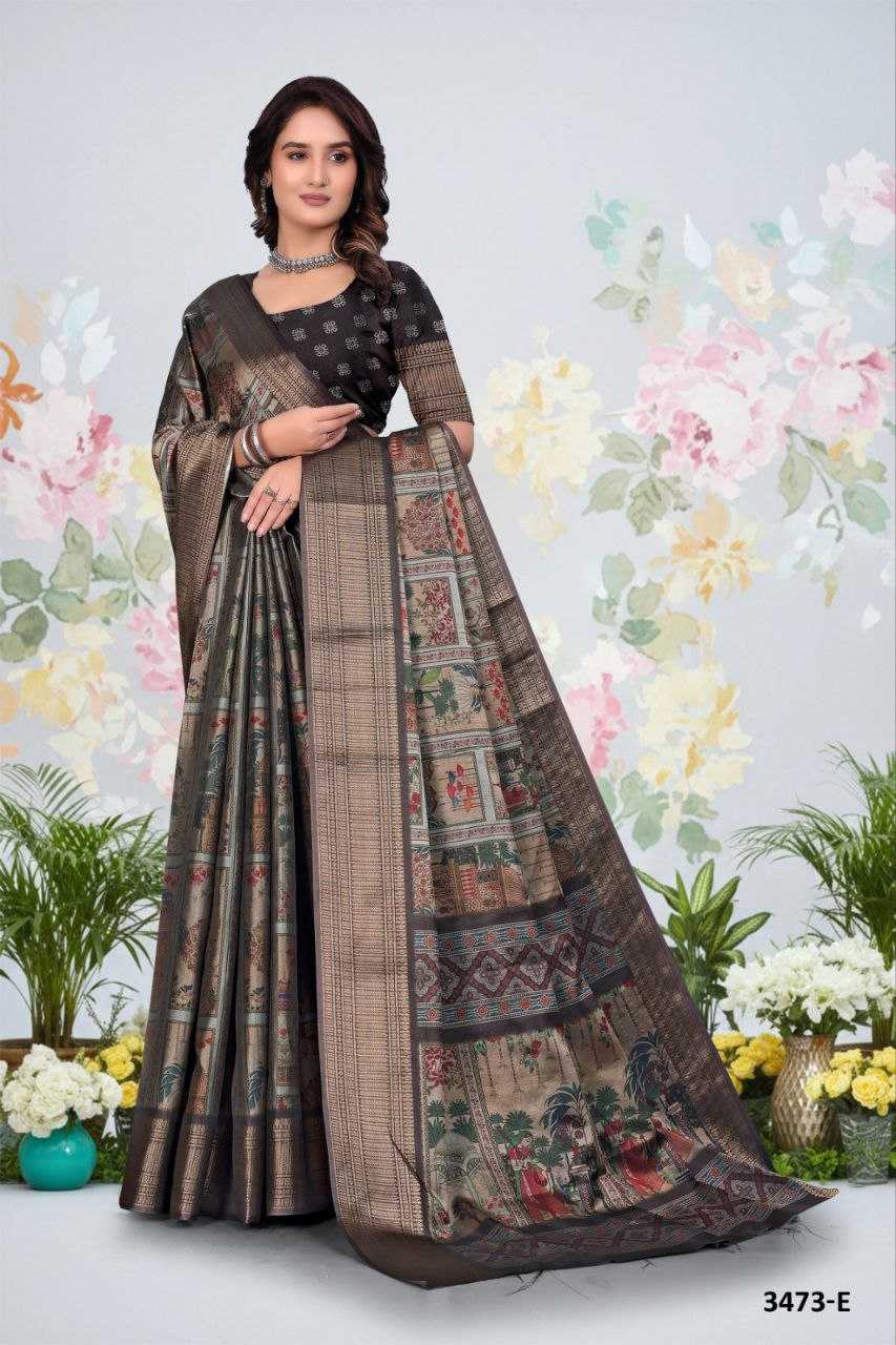 Ynf Soft Silk KESH525 PICHWAI Sarees Wholesale Designer Sarees Kalamkari Sarees Traditional Sarees Manufacturer- Kapda Export