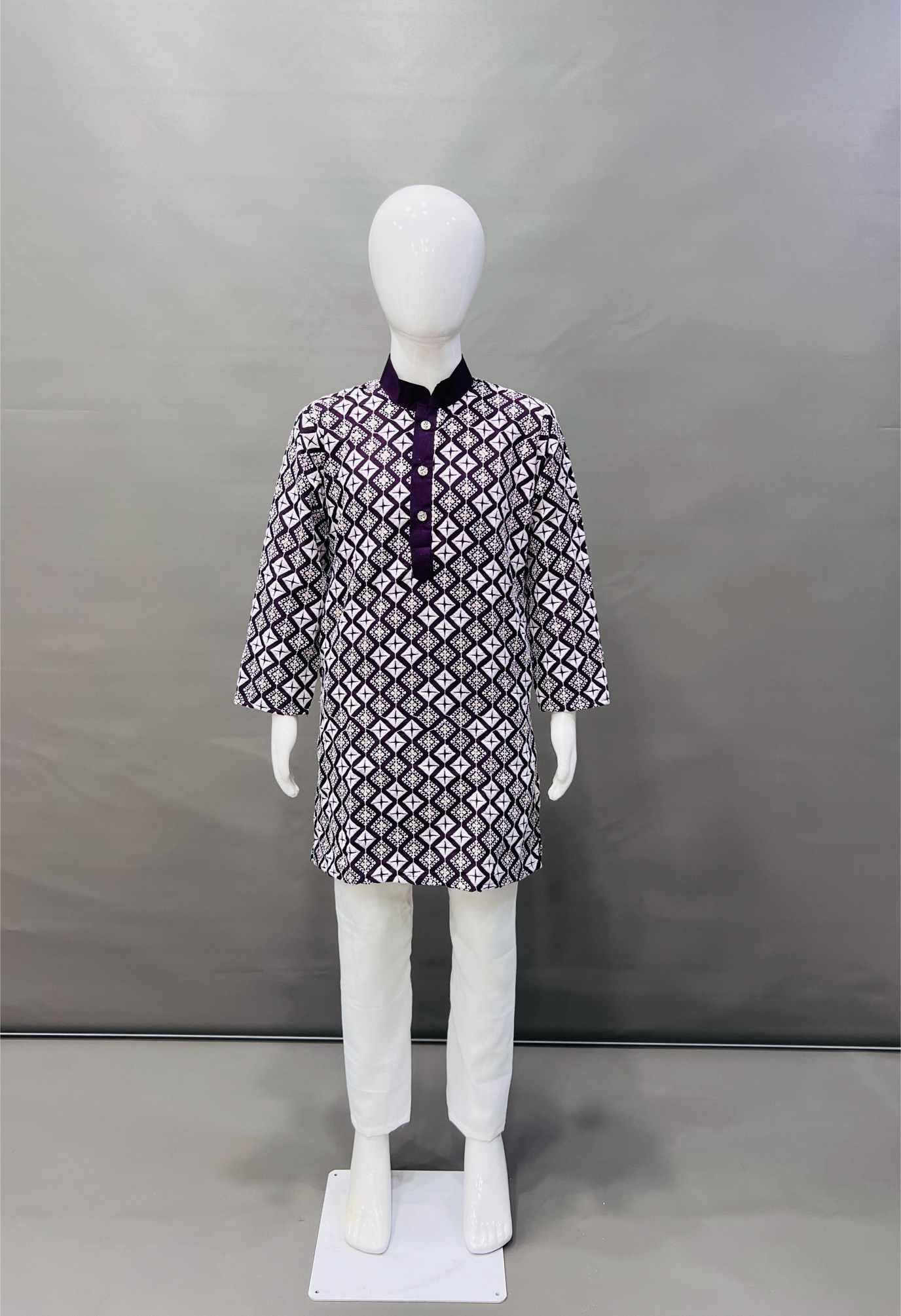 Ynf Soft Silk KESH747 MIRROR Kids Wear Wholesale Boys Kurta Pyjama Boys Ethnic Wear Kids Party Wear Ethnic Manufacturer- Kapda Export