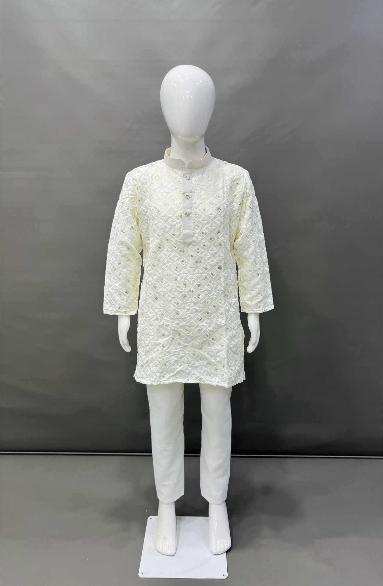 Ynf Soft Silk KESH747 MIRROR Kids Wear Wholesale Boys Kurta Pyjama Boys Ethnic Wear Kids Party Wear Ethnic Manufacturer- Kapda Export