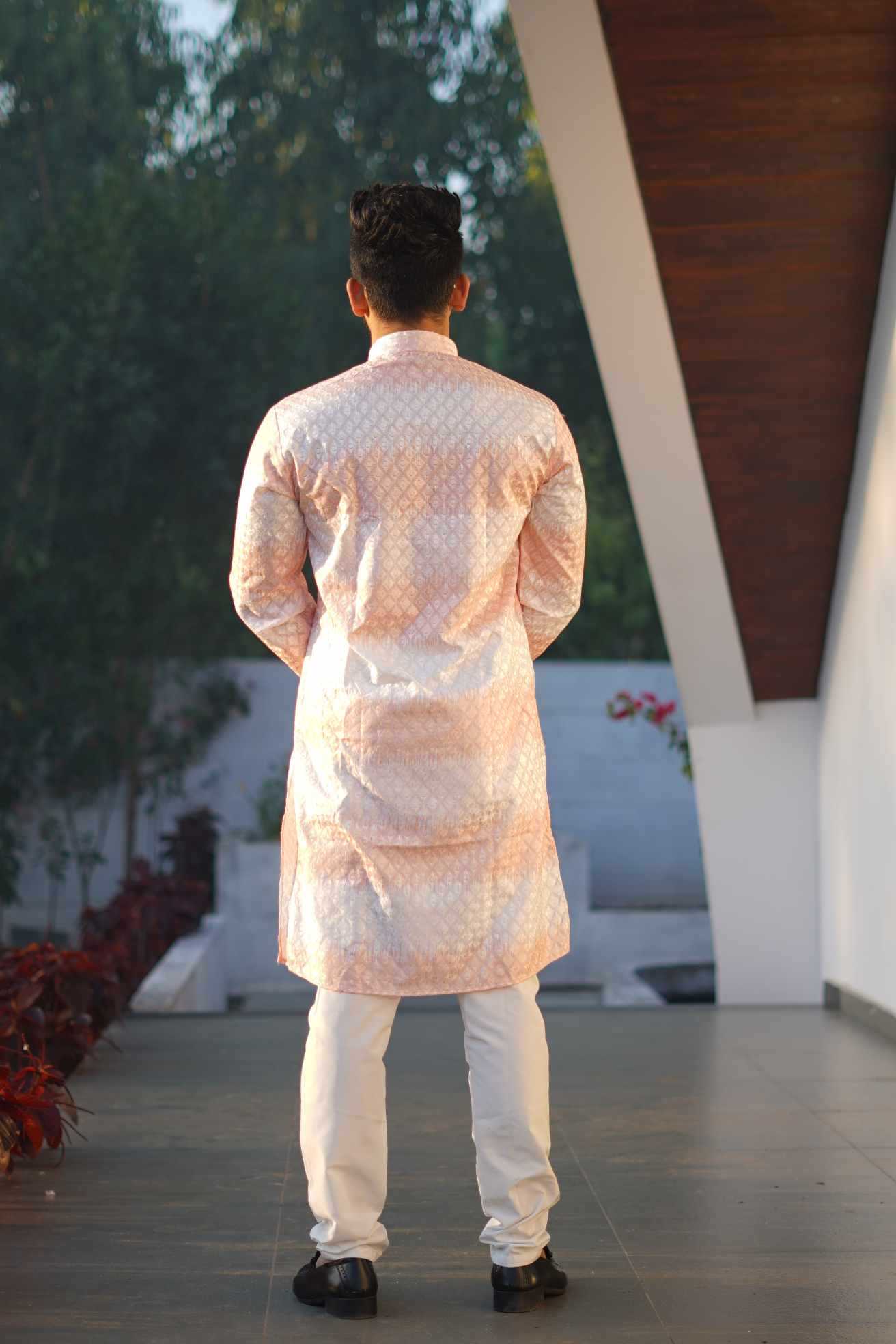 Ynf Soft Silk KESH747 RAINBOW Mens Wear Wholesale Mens Kurta Pyjama Men Cotton Kurta Embroidered Kurta Pajama Manufacturer- Kapda Export