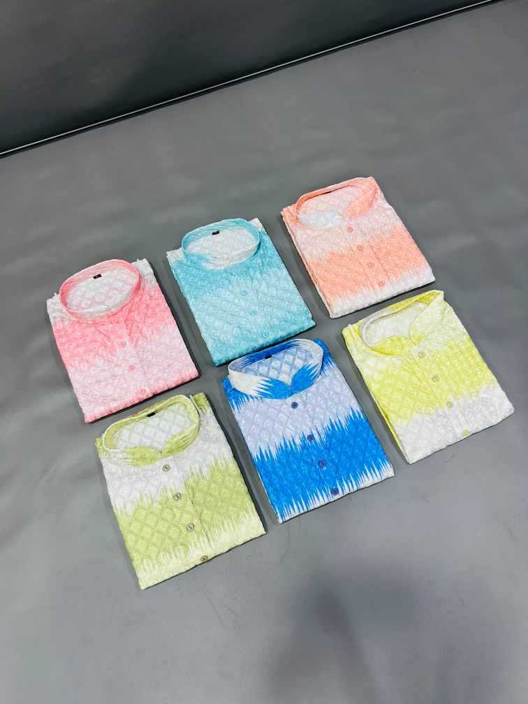 Ynf Soft Silk KESH747 RAINBOW Mens Wear Wholesale Mens Kurta Pyjama Men Cotton Kurta Embroidered Kurta Pajama Manufacturer- Kapda Export