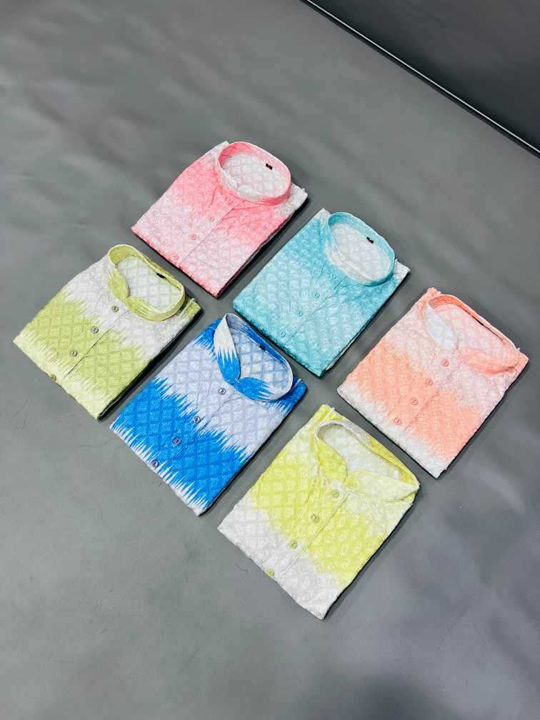 Ynf Soft Silk KESH747 RAINBOW Mens Wear Wholesale Mens Kurta Pyjama Men Cotton Kurta Embroidered Kurta Pajama Manufacturer- Kapda Export