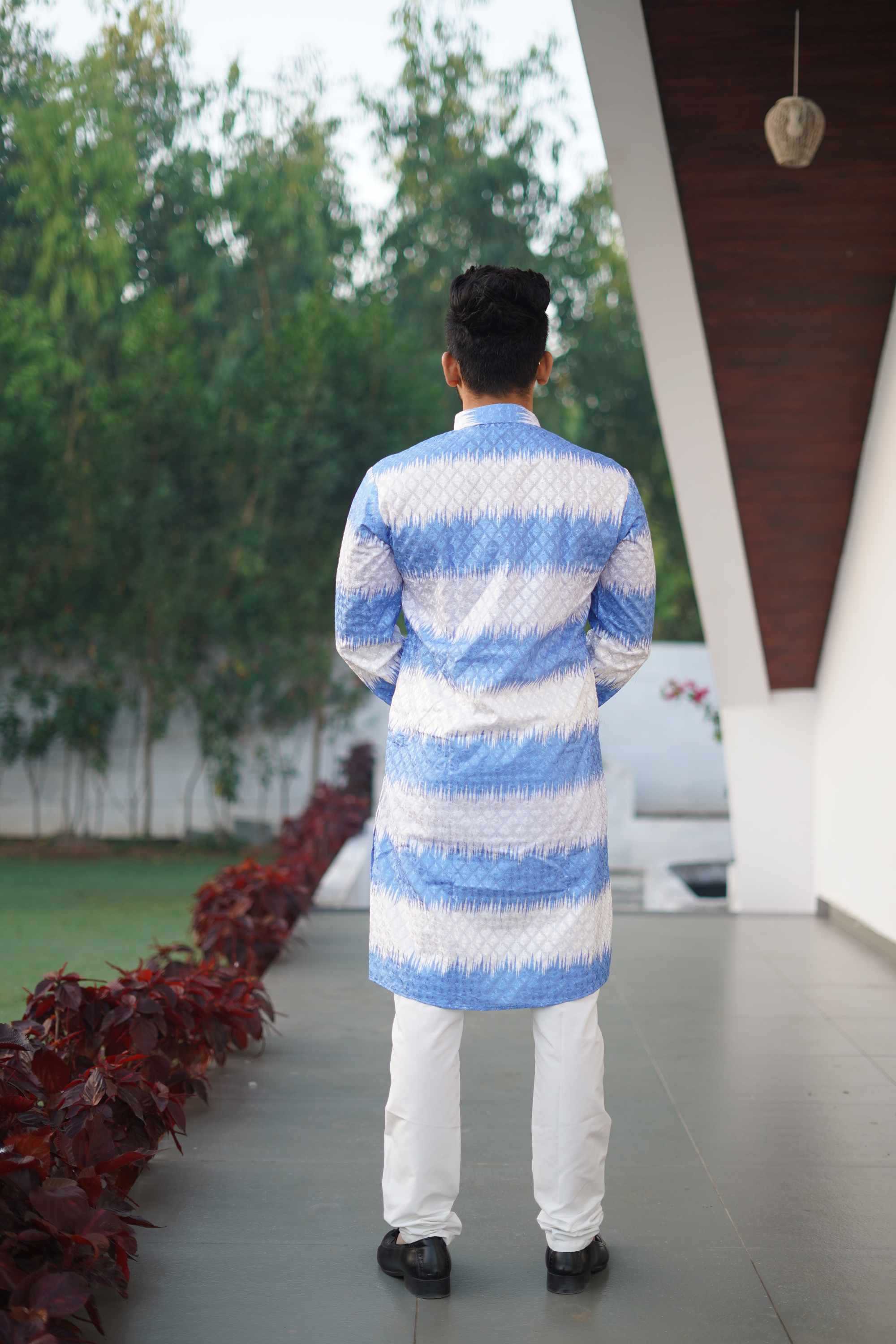 Ynf Soft Silk KESH747 RAINBOW Mens Wear Wholesale Mens Kurta Pyjama Men Cotton Kurta Embroidered Kurta Pajama Manufacturer- Kapda Export
