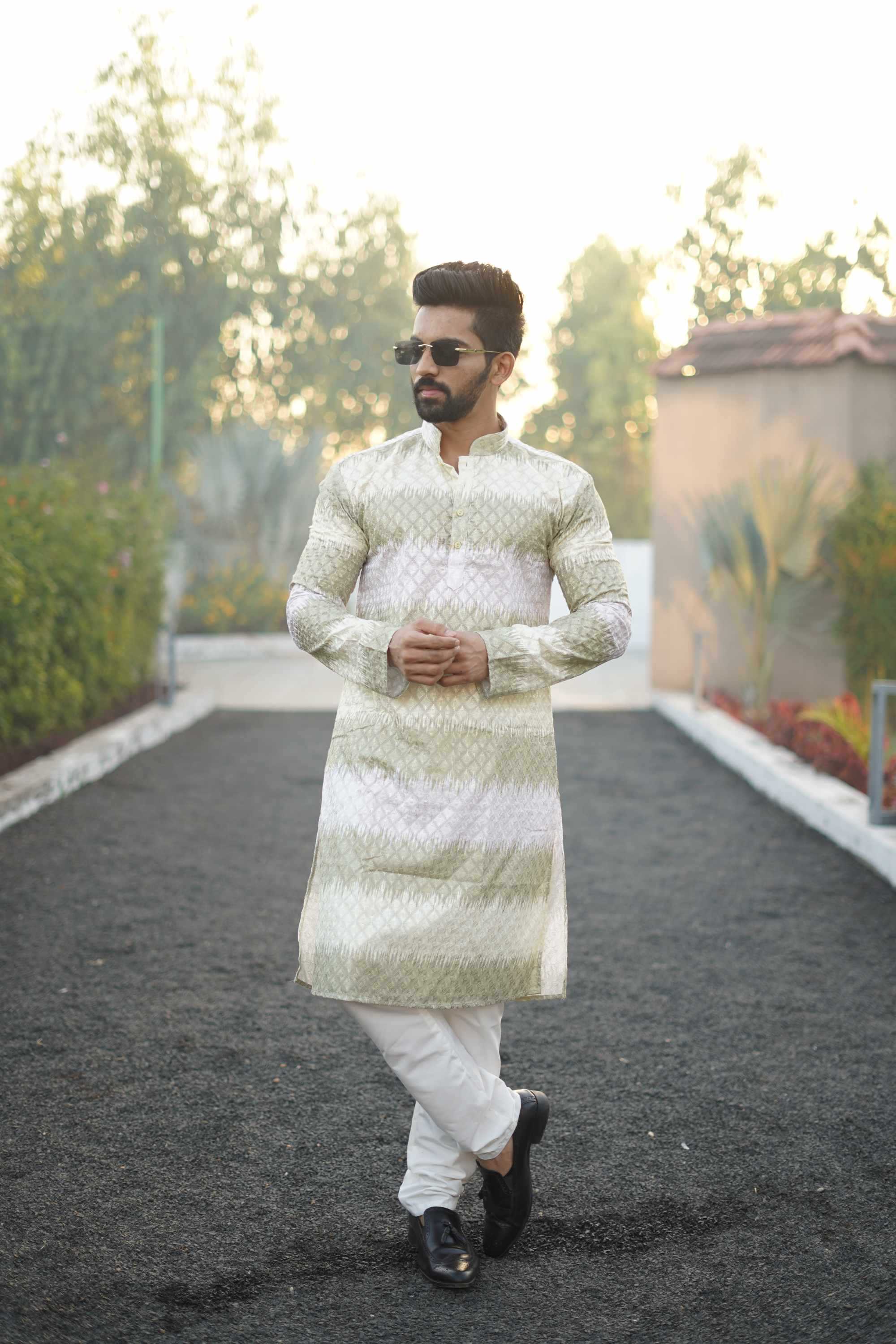 Ynf Soft Silk KESH747 RAINBOW Mens Wear Wholesale Mens Kurta Pyjama Men Cotton Kurta Embroidered Kurta Pajama Manufacturer- Kapda Export