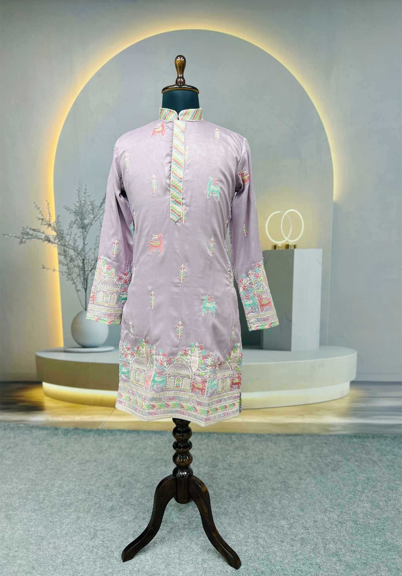 Ynf Soft Silk KESH747 RIVAYAT Mens Wear Wholesale Men Cotton Kurta Embroidered Kurta Pajama Designer Ethnic Set Manufacturer- Kapda Export