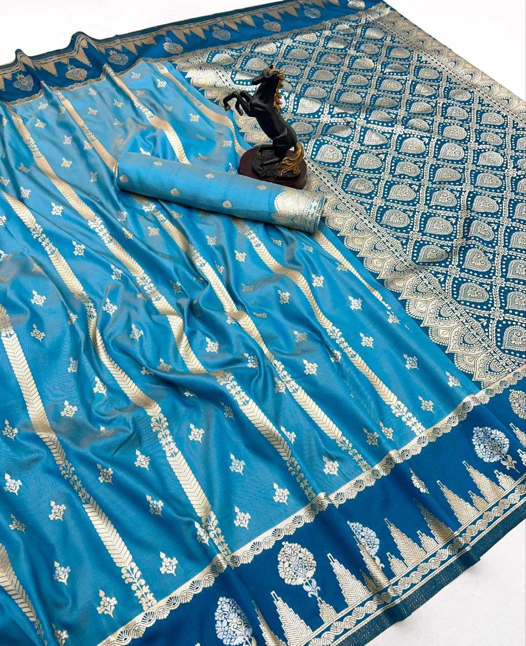 Ynf Soft Silk RIN211 Amrapali Sarees Wholesale Party Wear Sarees Festive Sarees Zari Sarees Manufacturer- Kapda Export