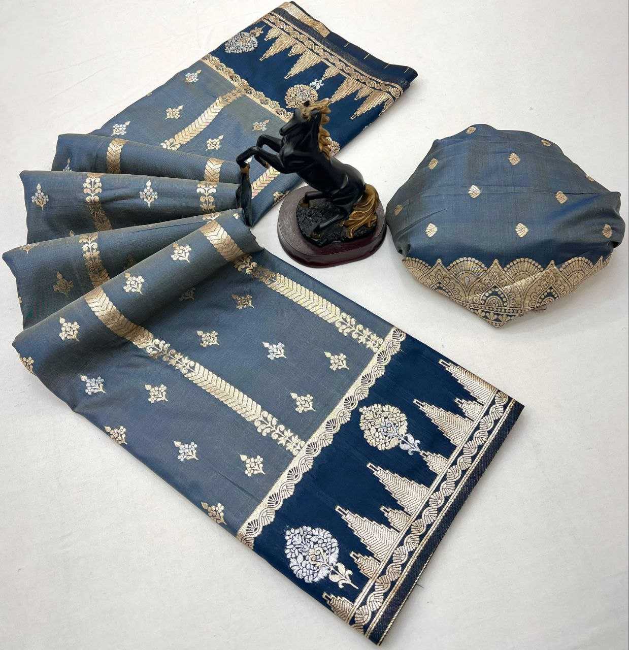 Ynf Soft Silk RIN211 Amrapali Sarees Wholesale Party Wear Sarees Festive Sarees Zari Sarees Manufacturer- Kapda Export