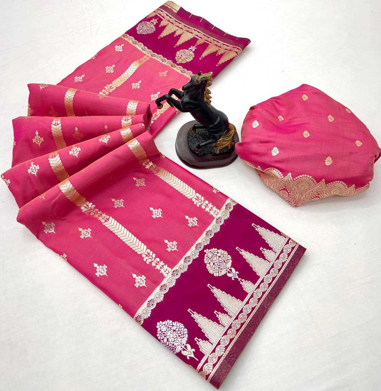 Ynf Soft Silk RIN211 Amrapali Sarees Wholesale Party Wear Sarees Festive Sarees Zari Sarees Manufacturer- Kapda Export