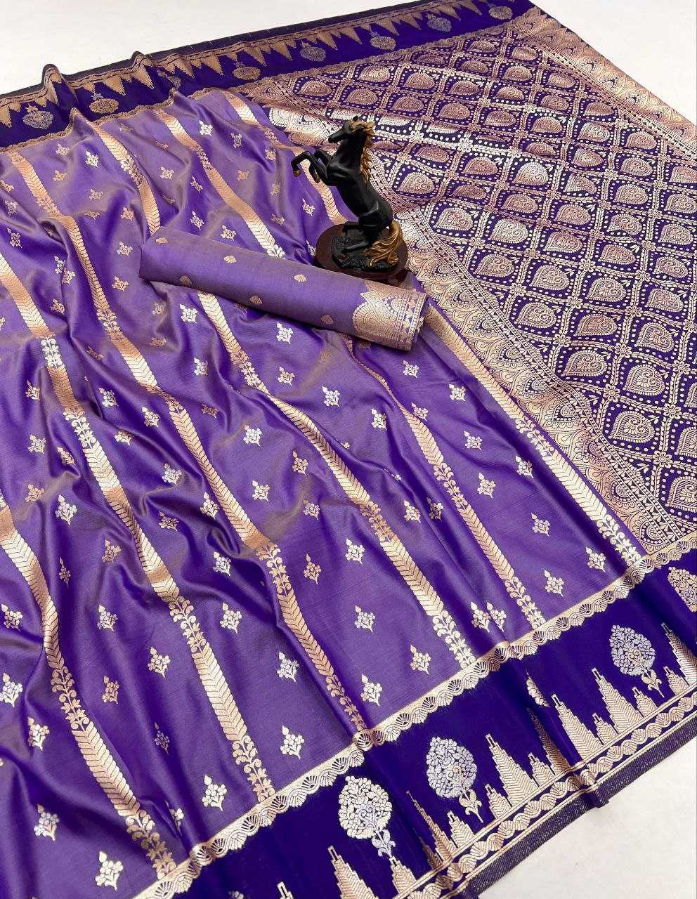 Ynf Soft Silk RIN211 Amrapali Sarees Wholesale Party Wear Sarees Festive Sarees Zari Sarees Manufacturer- Kapda Export