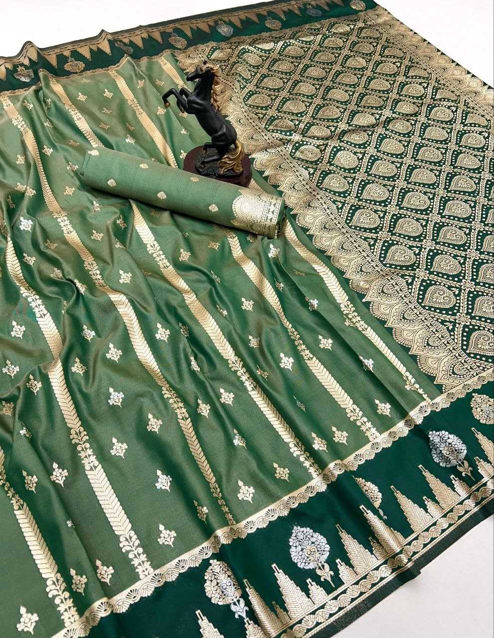 Ynf Soft Silk RIN211 Amrapali Sarees Wholesale Party Wear Sarees Festive Sarees Zari Sarees Manufacturer- Kapda Export