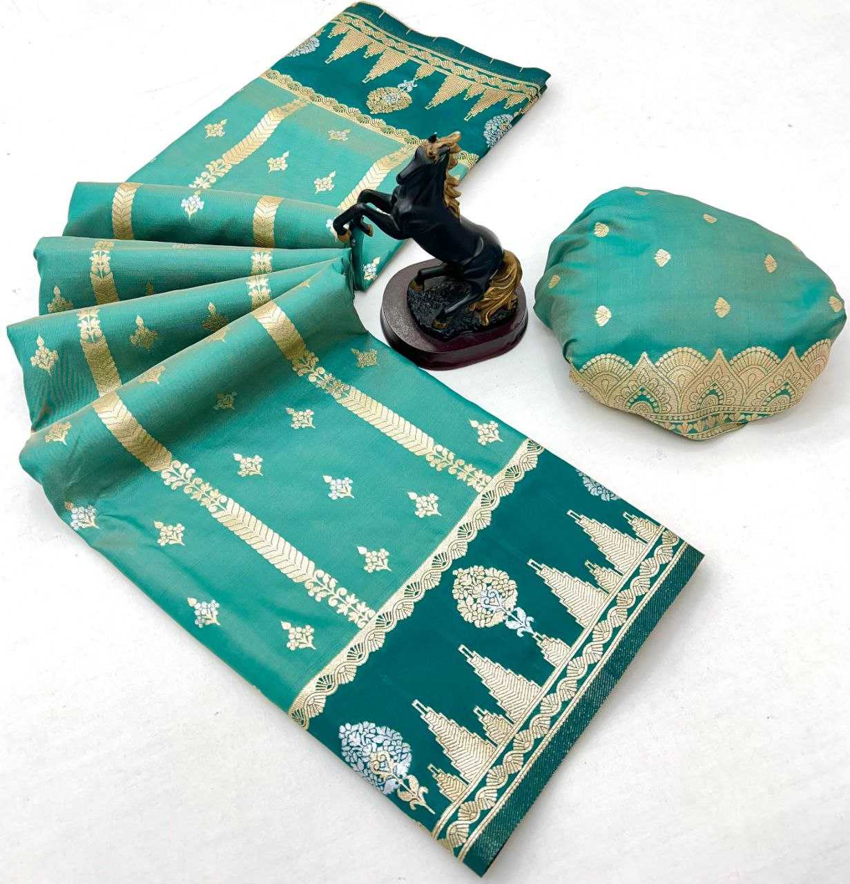 Ynf Soft Silk RIN211 Amrapali Sarees Wholesale Party Wear Sarees Festive Sarees Zari Sarees Manufacturer- Kapda Export