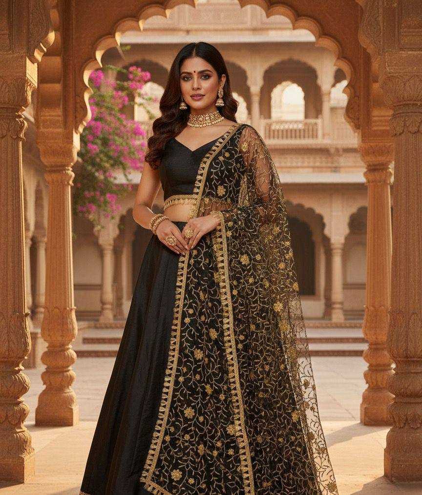 Ynf Soft Tapeta Silk RIN213 1019 Lehengas Wholesale Designer Lehenga Embroidered Lehenga Zari Work Lehenga Manufacturer- Kapda Export
