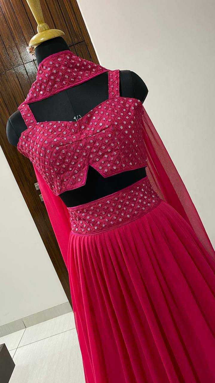 Ynf Soft Tapeta Silk RIN213 1066 Lehengas Wholesale Designer Lehenga Georgette Lehenga Sequins Lehenga Manufacturer- Kapda Export