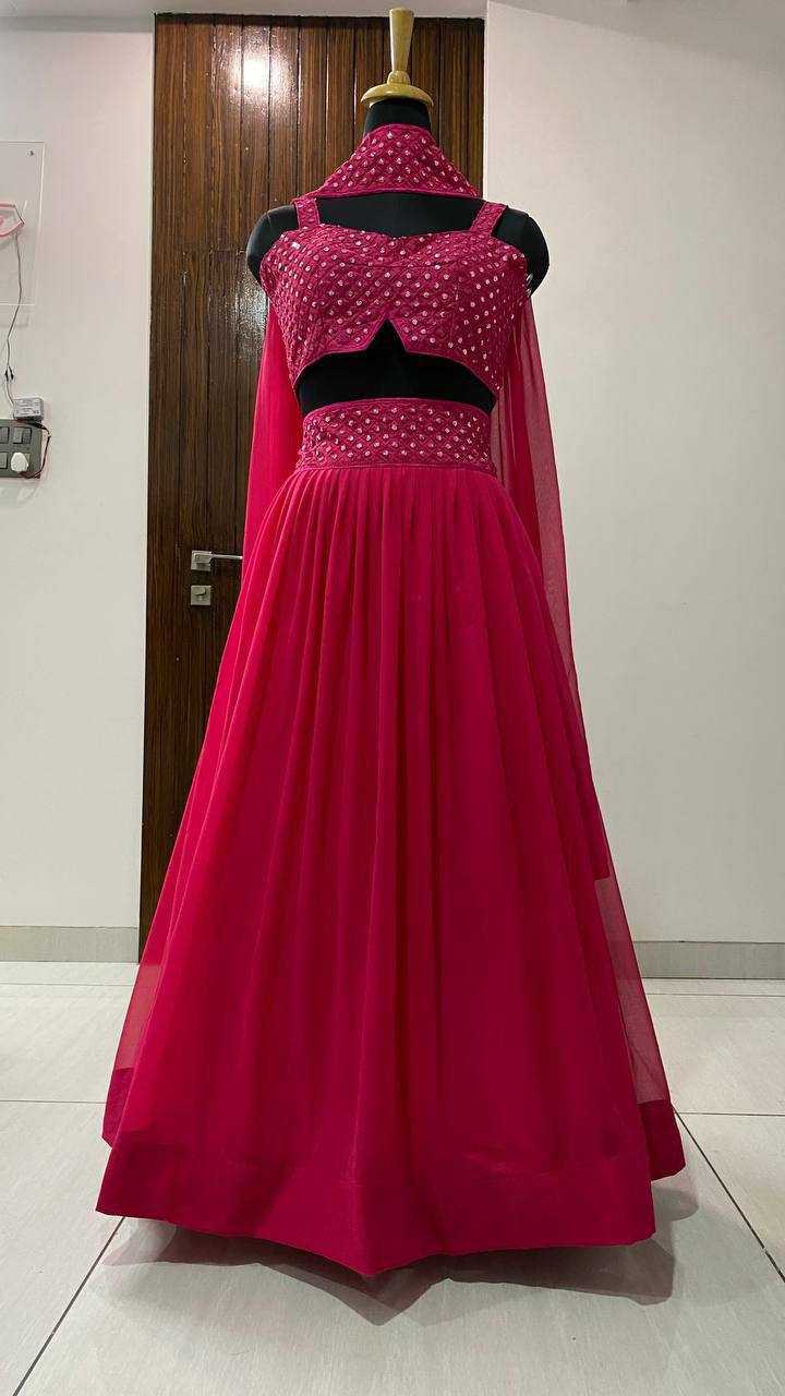 Ynf Soft Tapeta Silk RIN213 1066 Lehengas Wholesale Designer Lehenga Georgette Lehenga Sequins Lehenga Manufacturer- Kapda Export