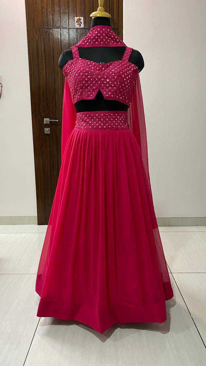 Ynf Soft Tapeta Silk RIN213 1066 Lehengas Wholesale Designer Lehenga Georgette Lehenga Sequins Lehenga Manufacturer- Kapda Export